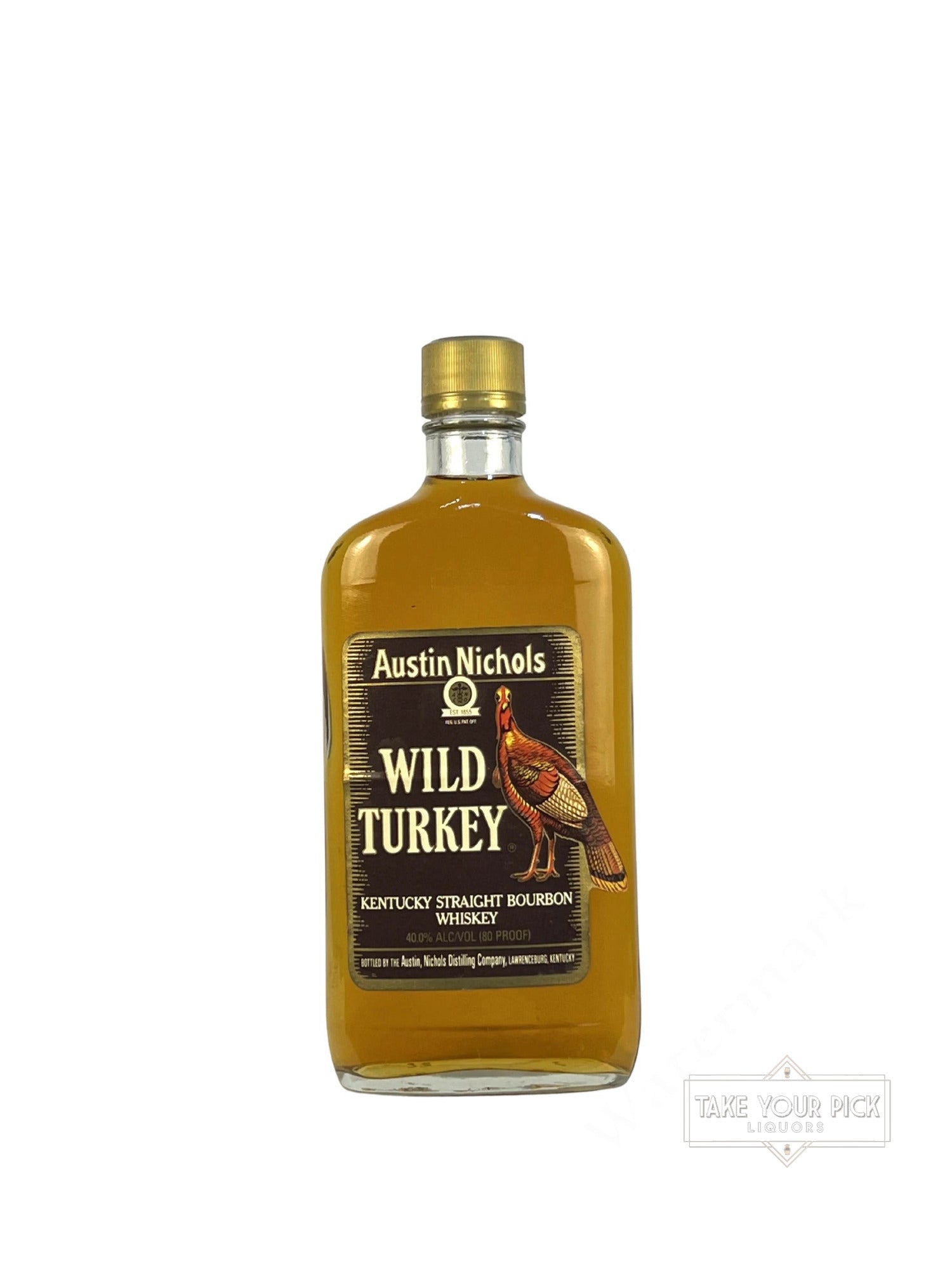 Wild Turkey Brown Label 1989 80 proof 375ml