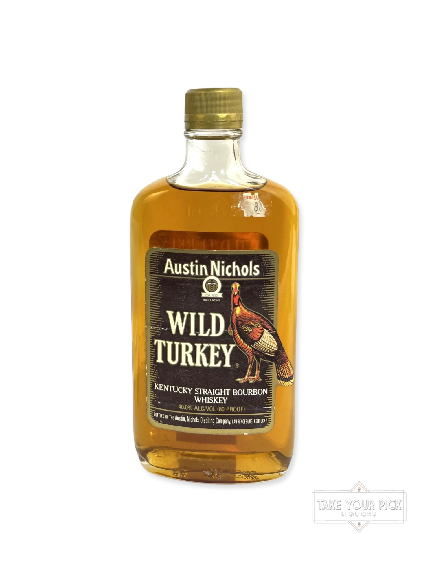 Wild Turkey Brown Label 1995 (375ml) - 80 Proof - Bottle Front