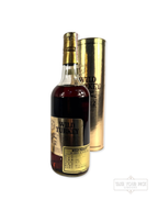 Wild Turkey Cheesy Gold Foil 12-year 1985 (first release) - 101 Proof - Bottle Back