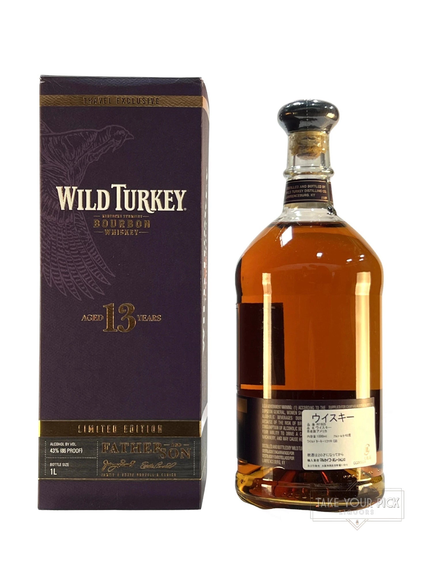Wild Turkey Father & Son 13-year Liter – Take Your Pick Liquors