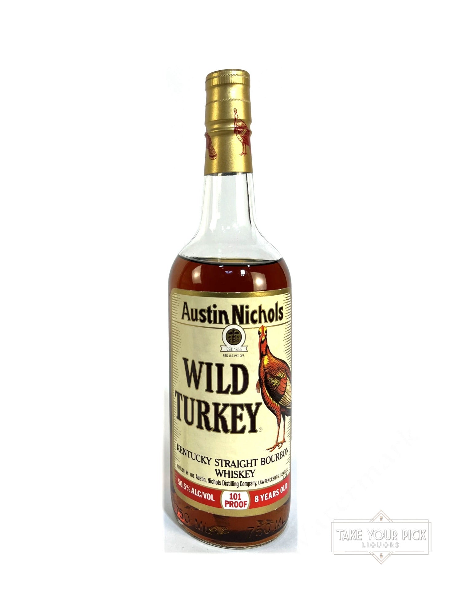 Wild Turkey Kentucky Straight Bourbon Whiskey 1992 - 101 Proof