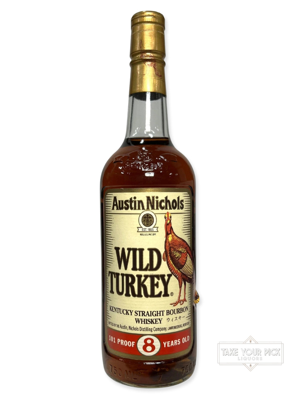 Wild Turkey Kentucky Straight Bourbon Whiskey 1996