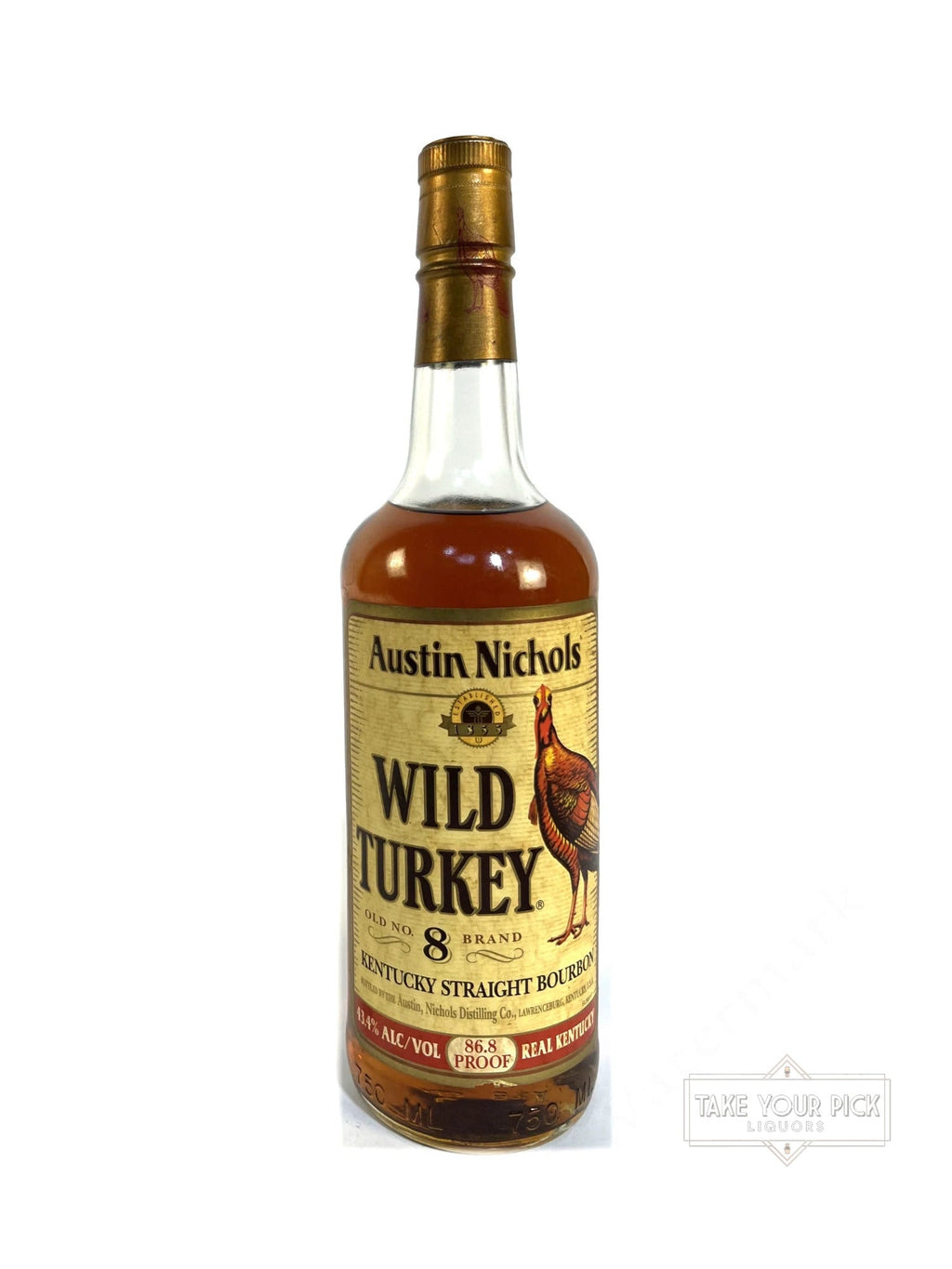 Wild Turkey Old No. 8 1996 86.8 pf. 750ml - 86.8 Proof