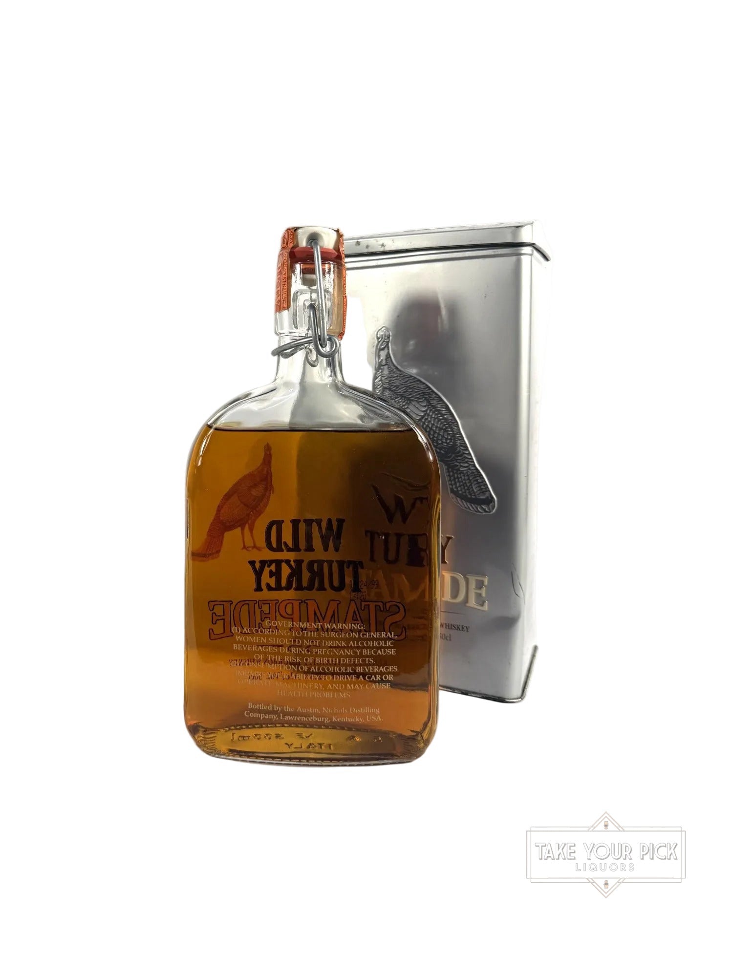 Wild Turkey Stampede 1999 with tin - 105 Proof