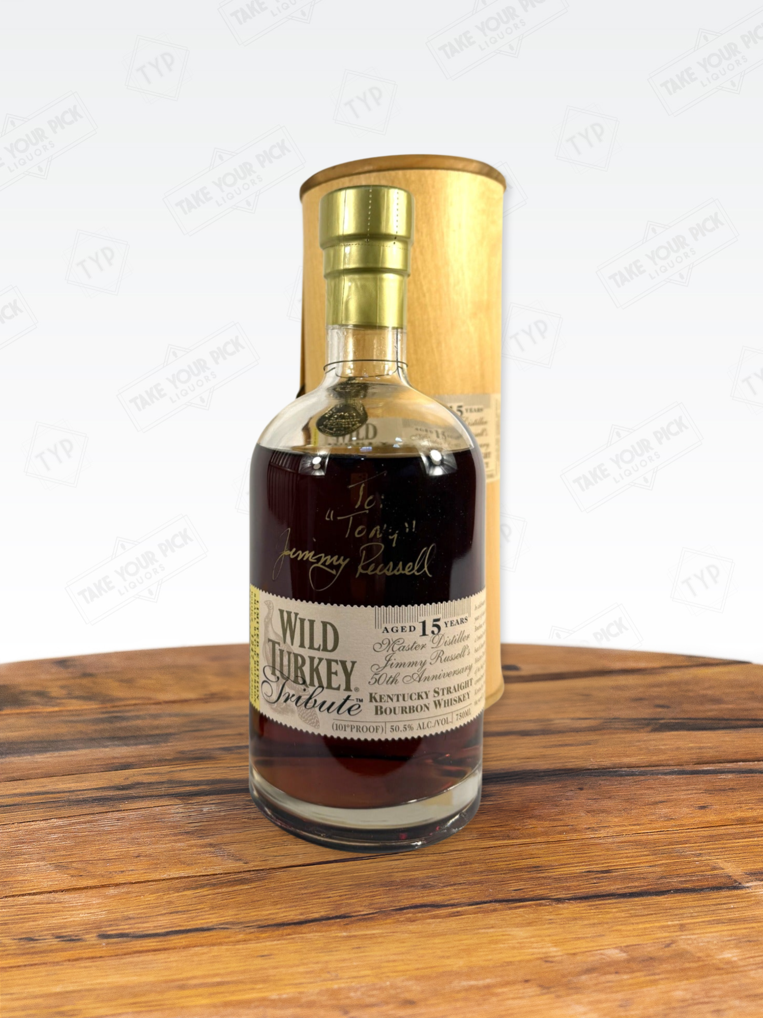 Wild Turkey Tribute (U.S. version) signed by Jimmy Russell