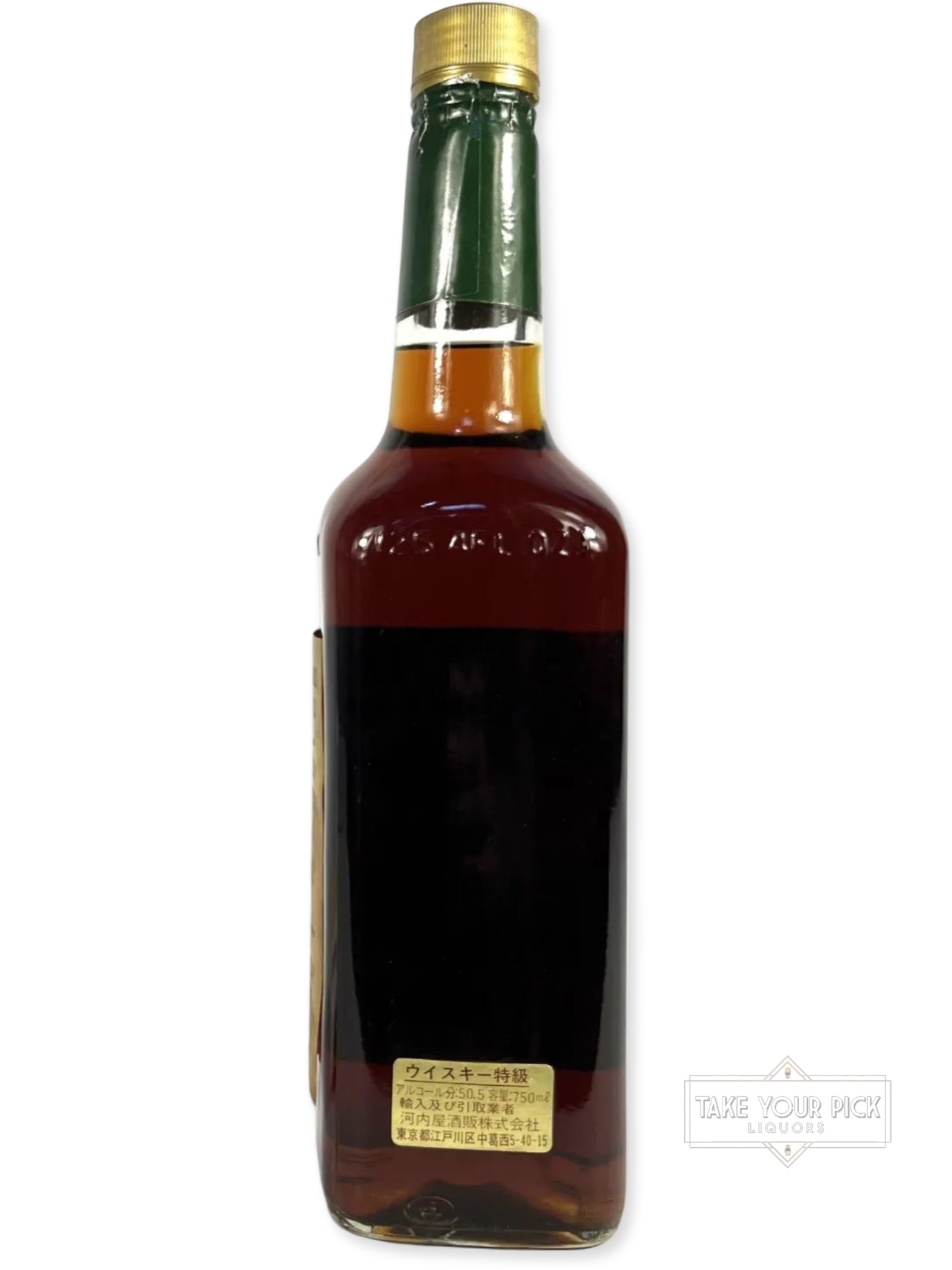 Willett/KBD Derby Rose 15-year 1990 (missing neck label) - 101 Proof - Bottle Back