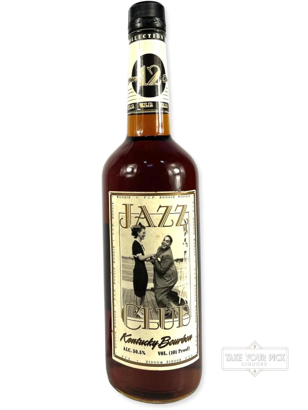 Willett/KBD Jazz Club 12-year 101pf. 1995 - 101 Proof - Bottle Front