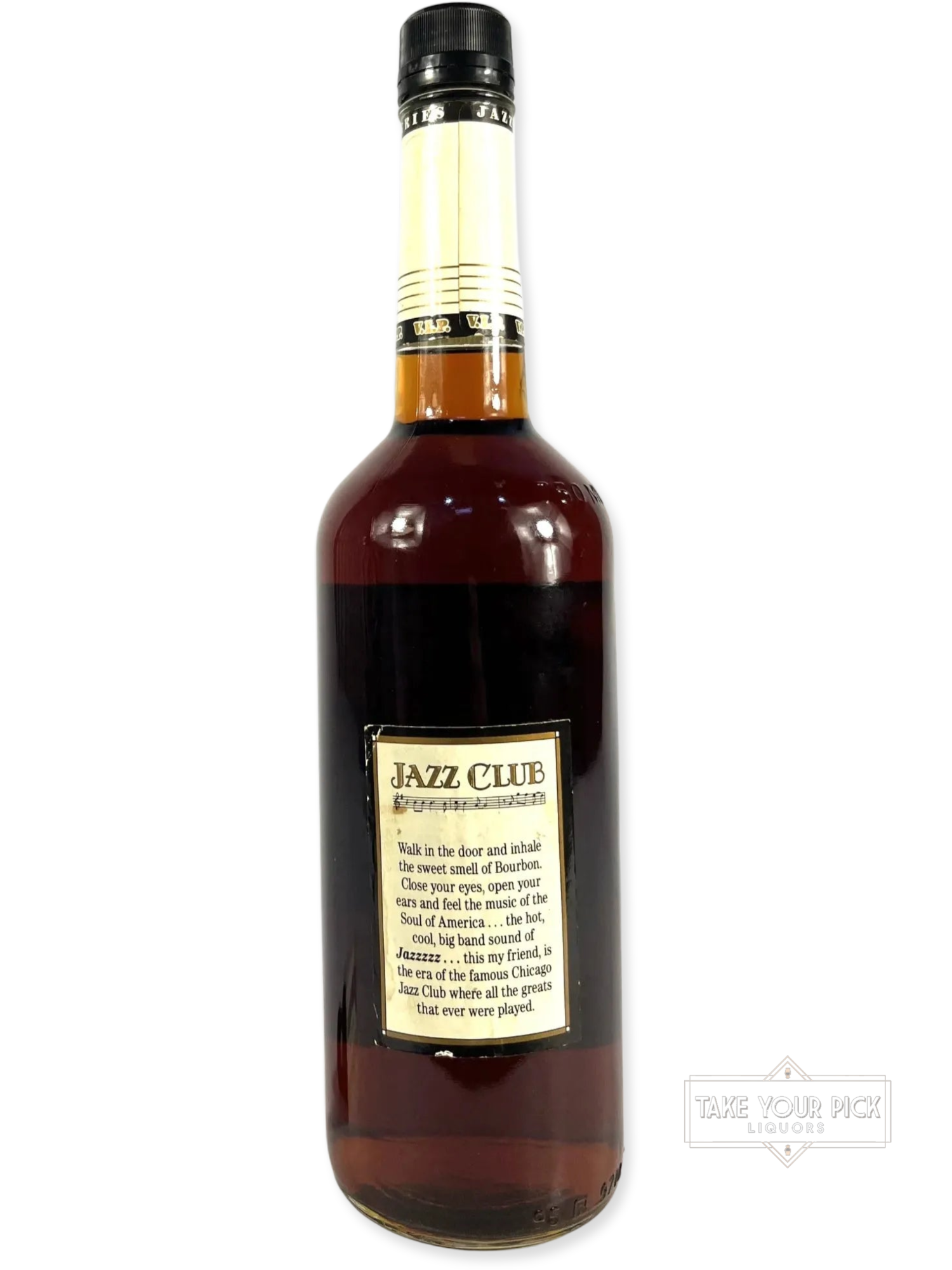 Willett/KBD Jazz Club 12-year 101pf. 1995 - 101 Proof - Bottle Back