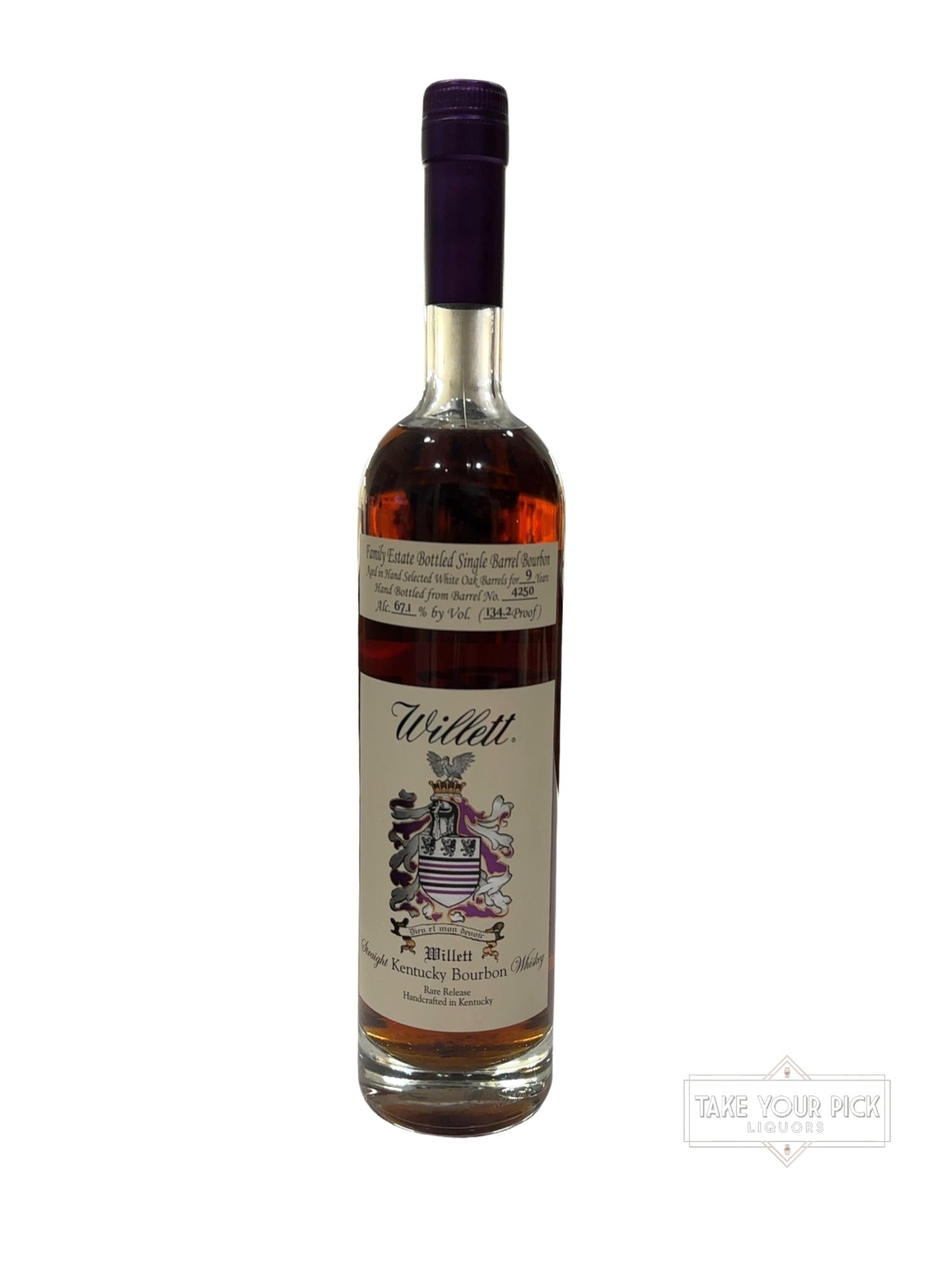 Willett Argonaut Family Estate Bottled Single Barrel Bourbon 134.2 Proof 750ml