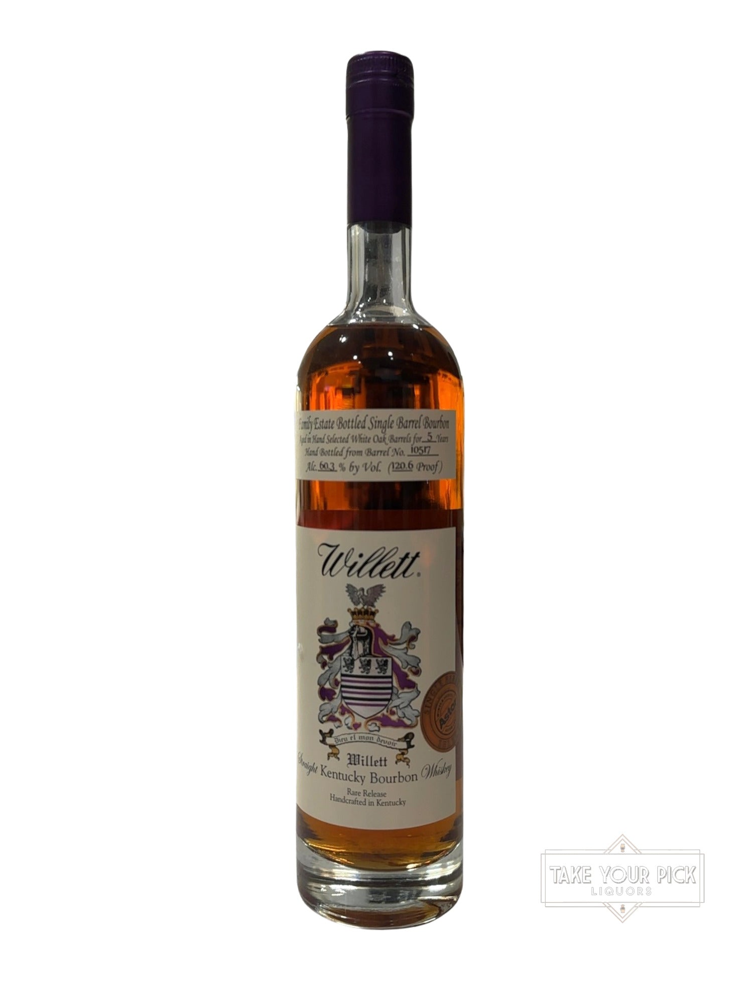 Willett Astor Wine & Spirits Willett Family Estate Bottled Single Barrel Bourbon 120.6 Proof 750ml