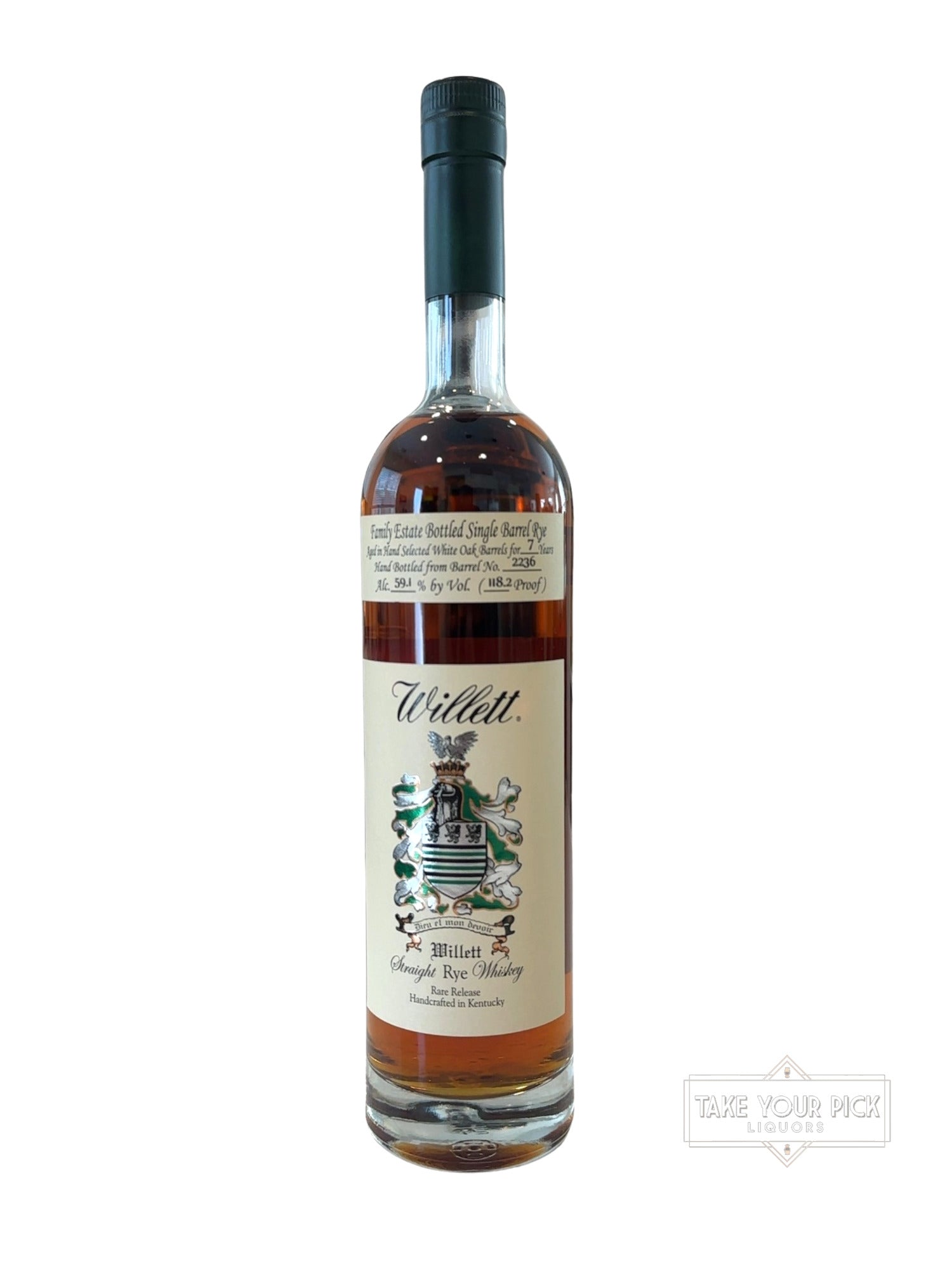 Willett Clown Tears Family Estate Bottled Single Barrel Rye 118.2 Proof 750ml