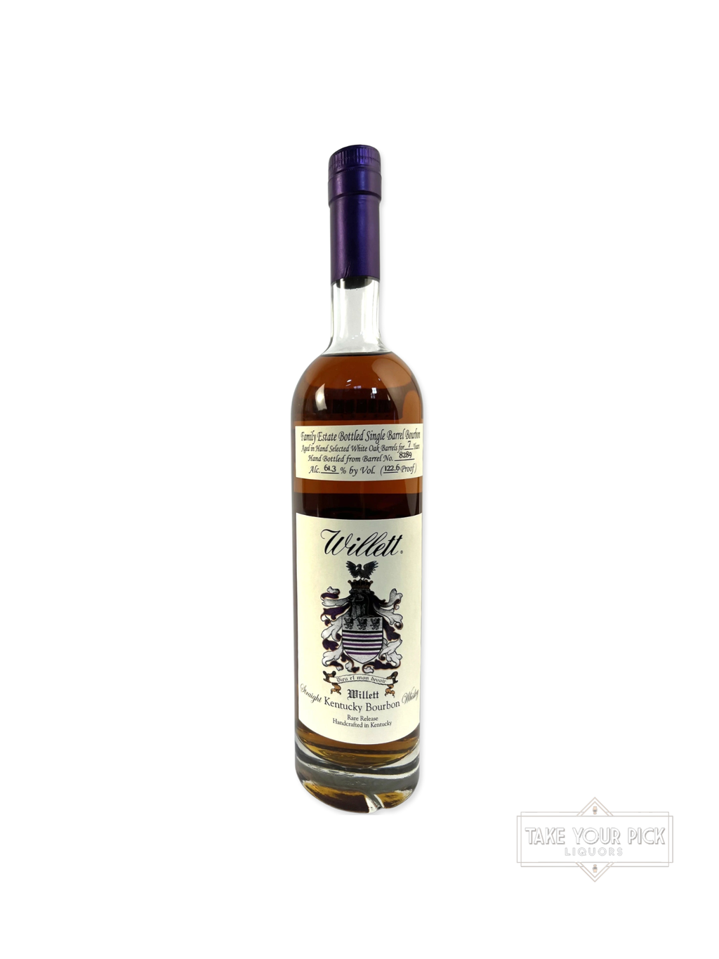 Willett Family Estate 7-year Bourbon for Bonili, Japan - 122.6 Proof - Bottle Front