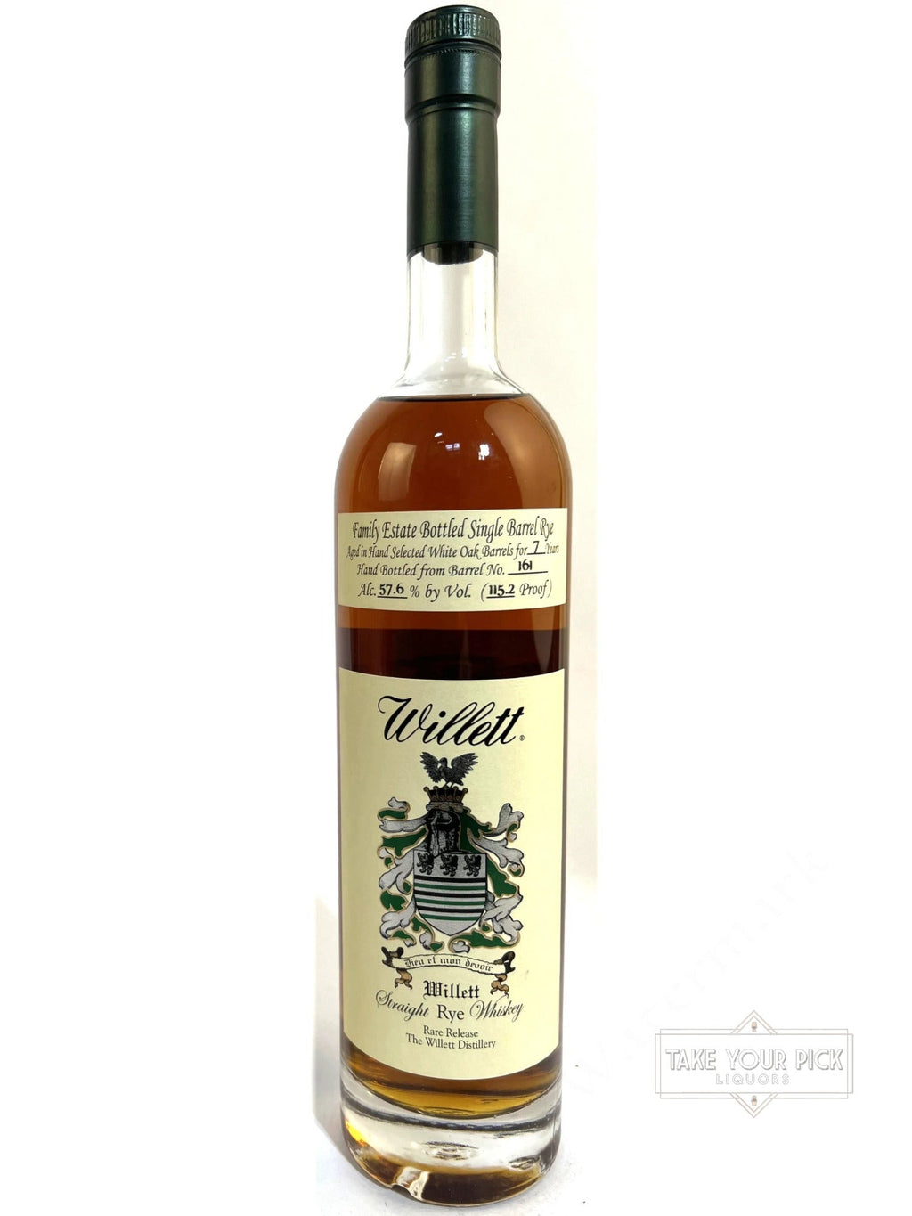 Willett Family Estate Single Barrel Rye 7-year - 115.2 Proof