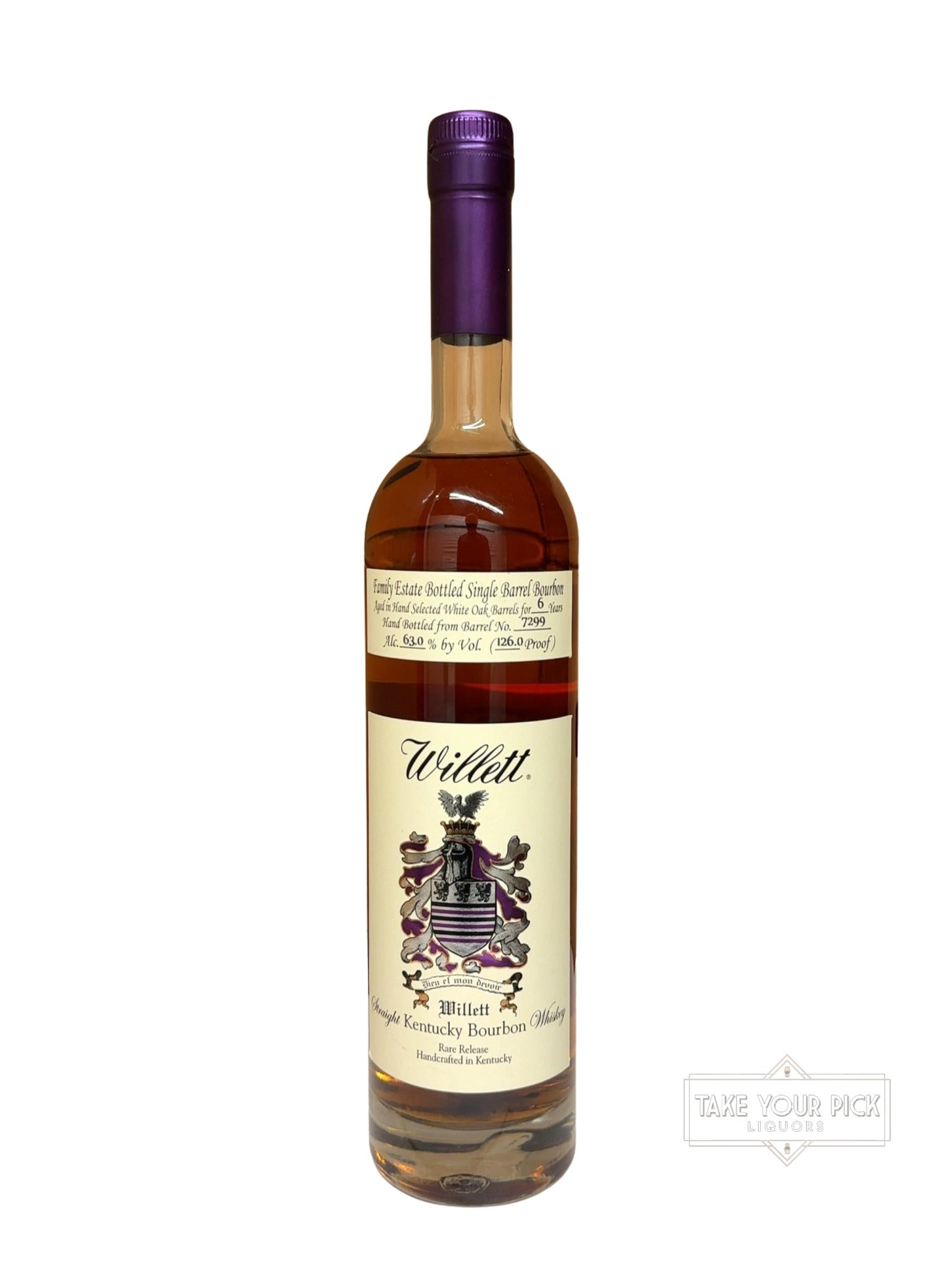 Willett Independent Char #4 Family Estate Bottled Single Barrel Bourbon 126 Proof 750ml