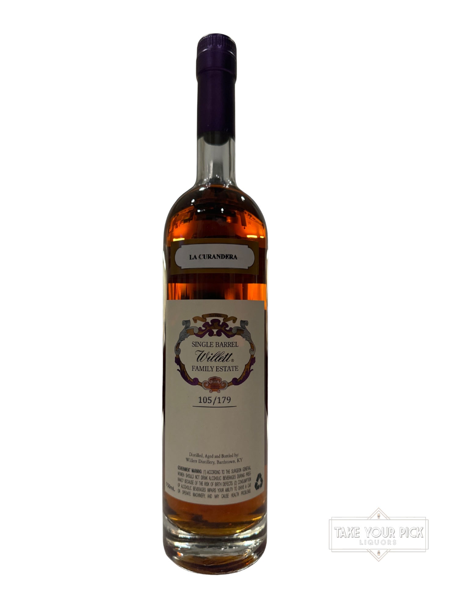 Willett La Curandera Family Estate Bottled Single Barrel Bourbon 129.6 Proof 750ml