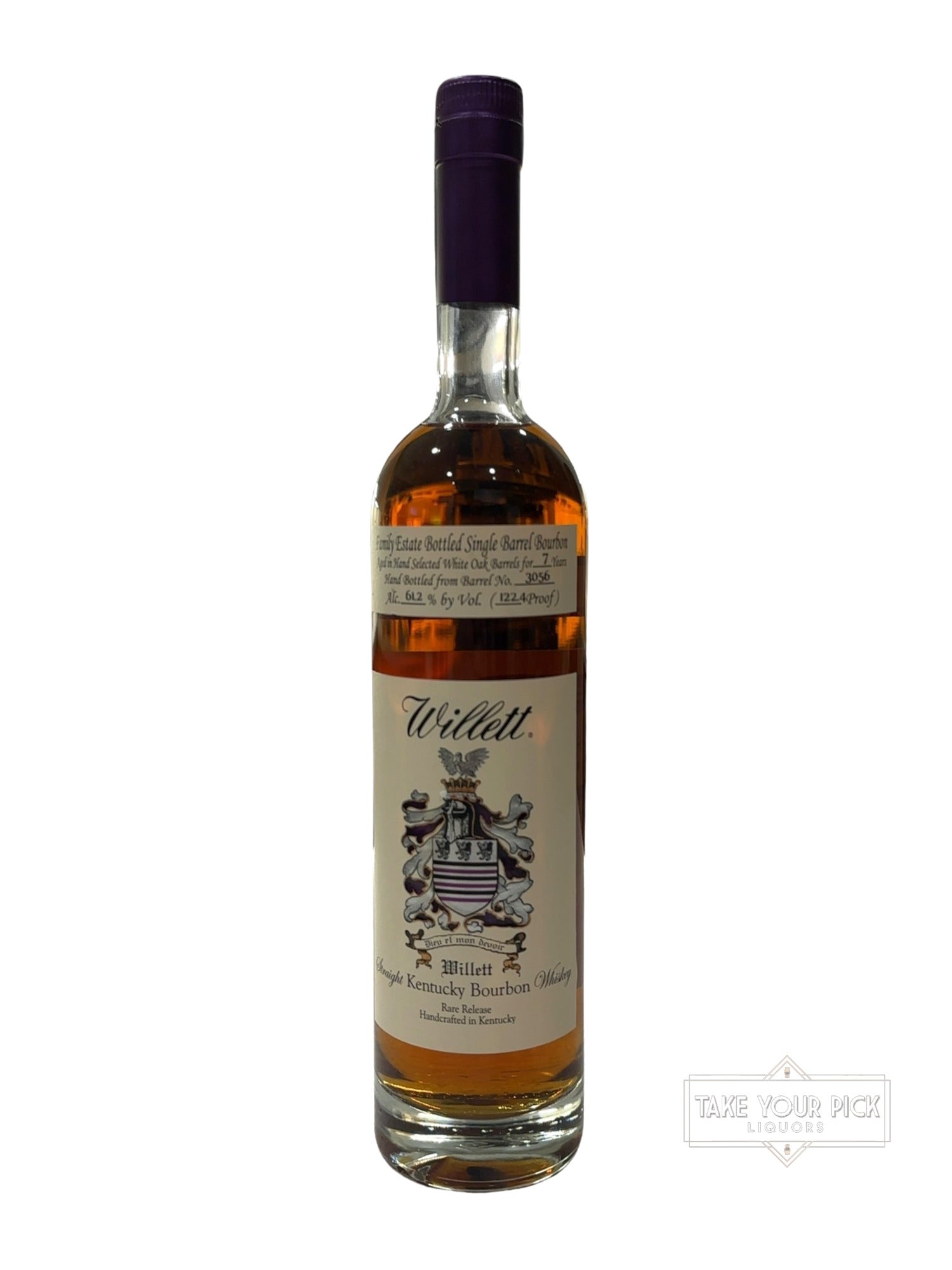 Willett No Resi Willett Family Estate Bottled Single Barrel Bourbon 122.4 Proof 750ml