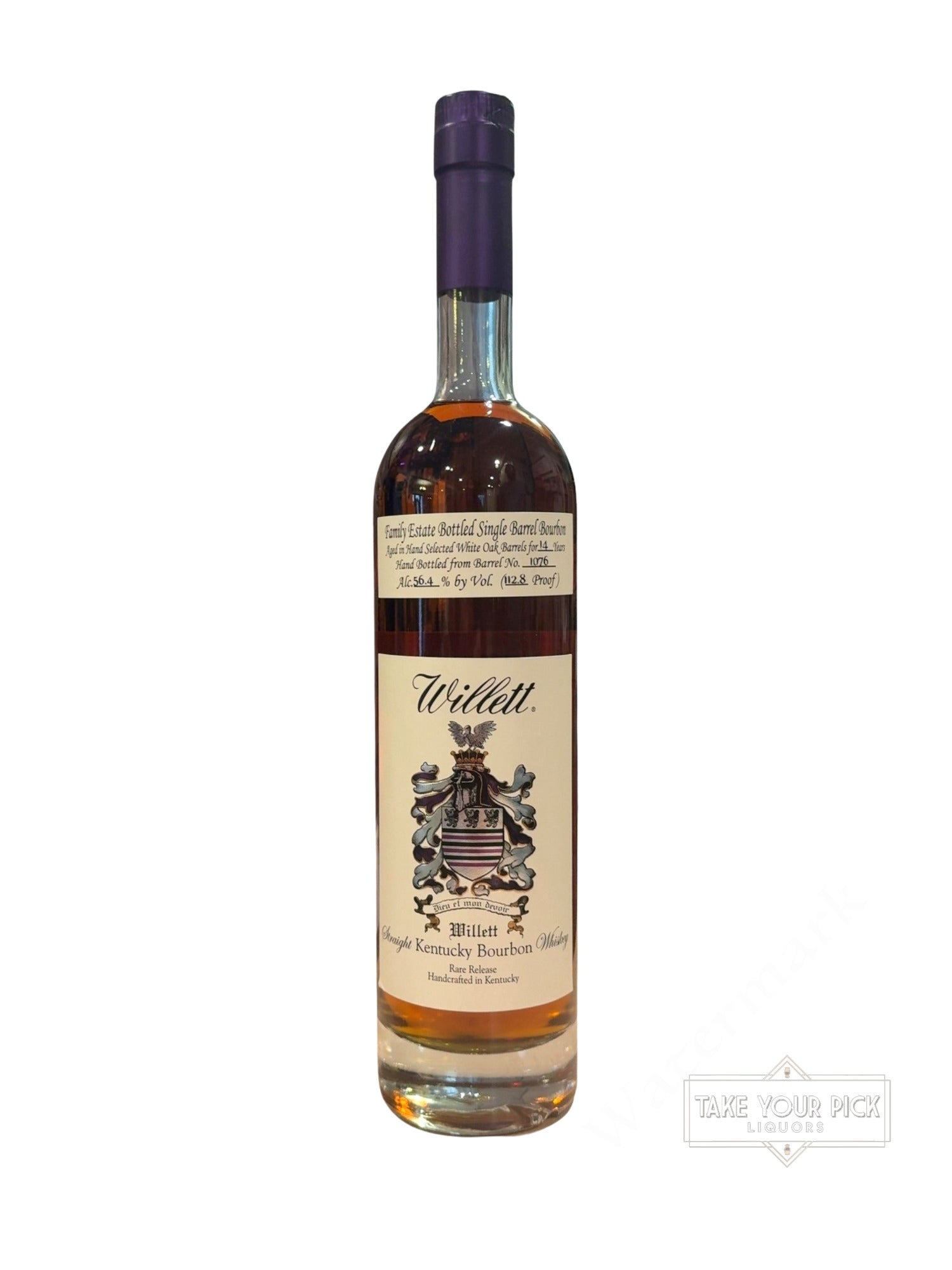 Willett Willet family estate 14 year bourbon 112.8 Proof 750ml