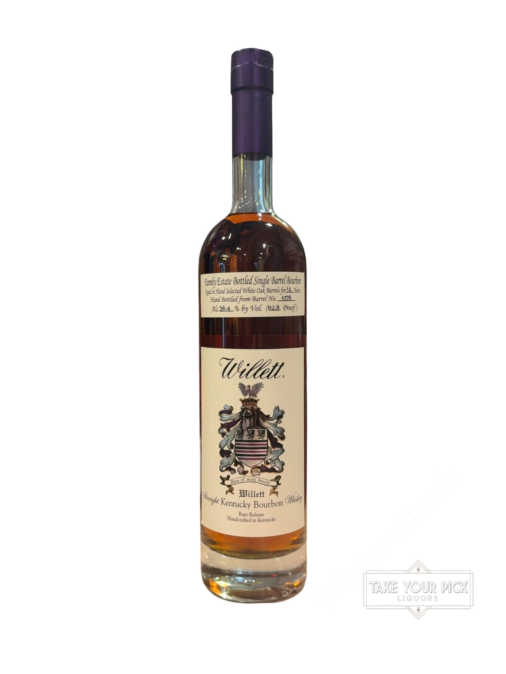 Willett Willet family estate 14 year bourbon 112.8 Proof 750ml