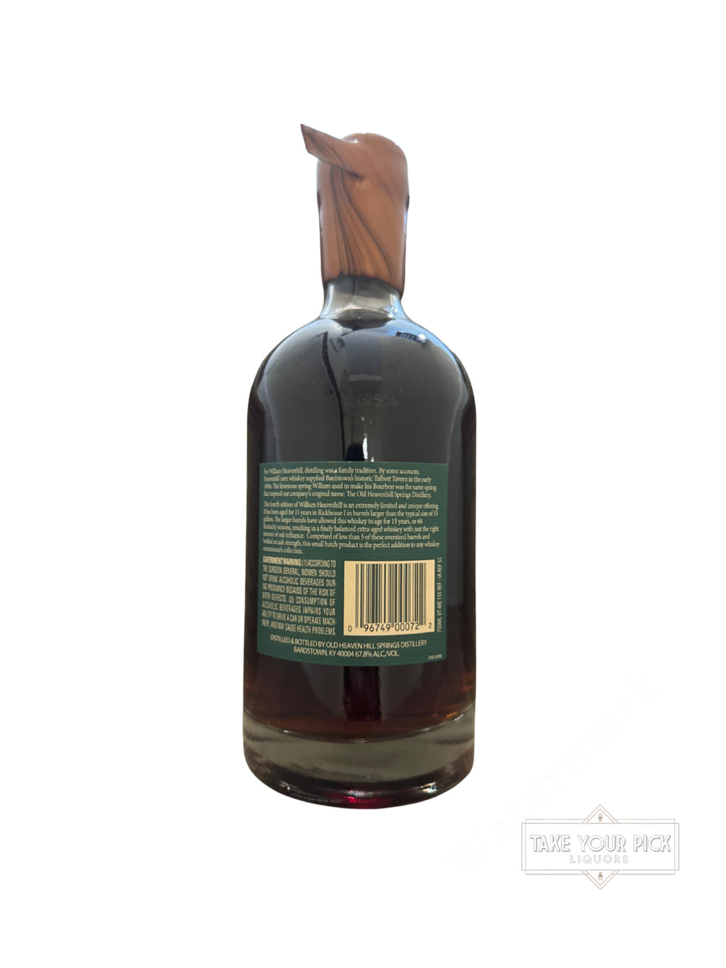 William Heavenhill 15 Year Cask Strength 135.6 Proof