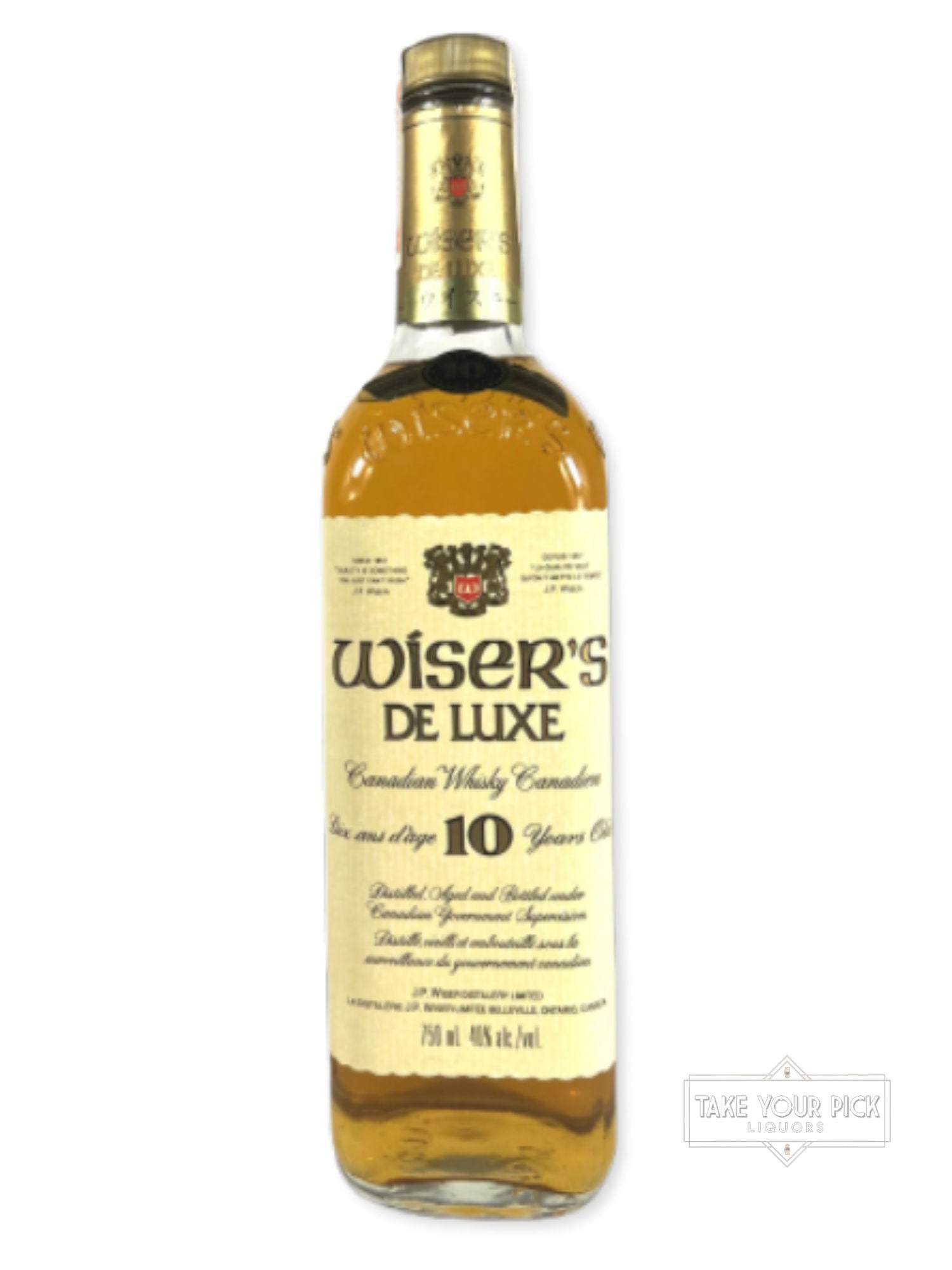 Wiser's 10-year (1980's?) - 80 Proof