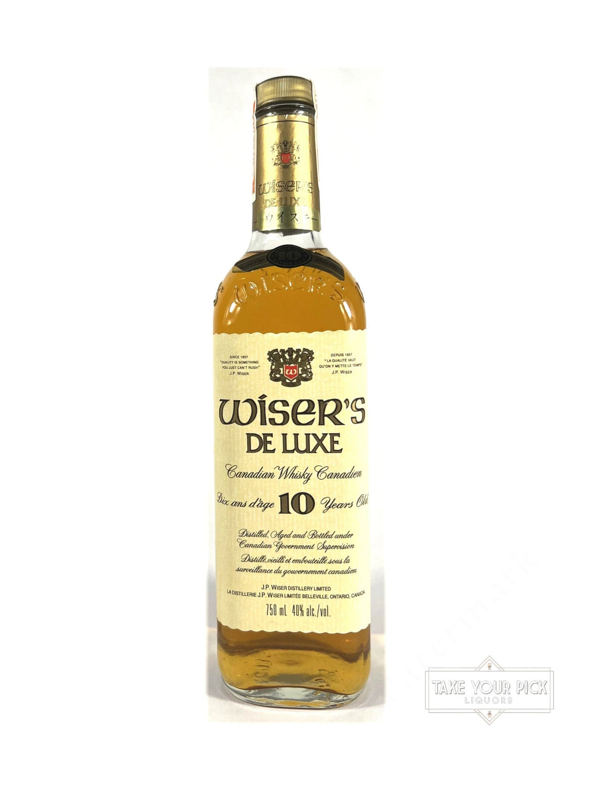 Wiser's 10-year (1980's?)