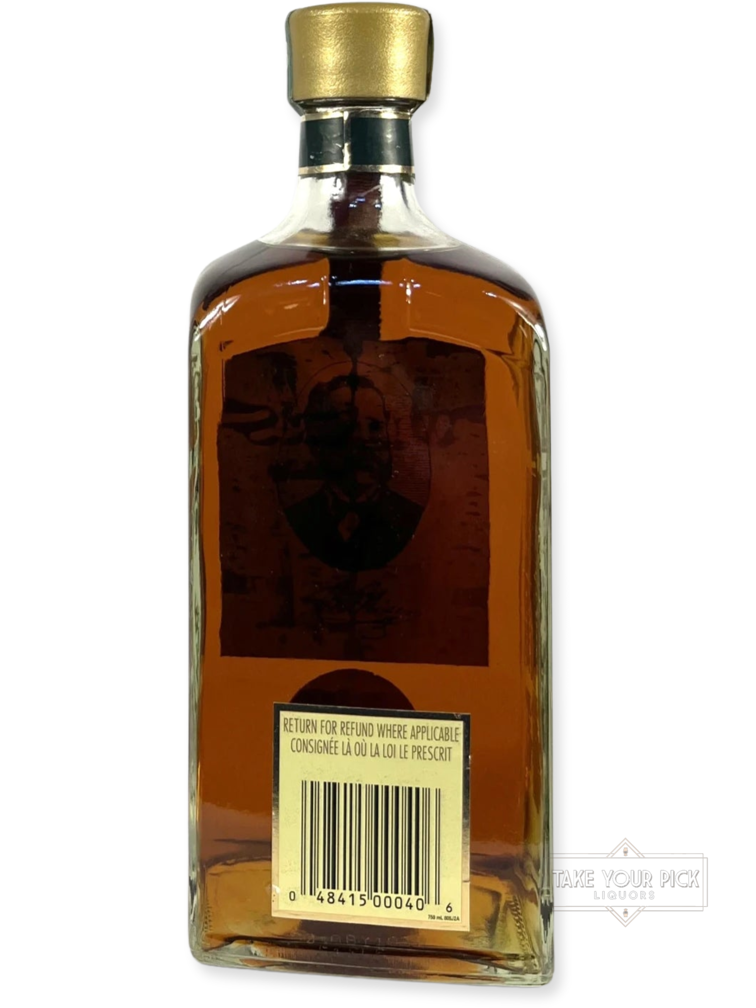 Wiser's Very Old - 80 Proof - Bottle Back