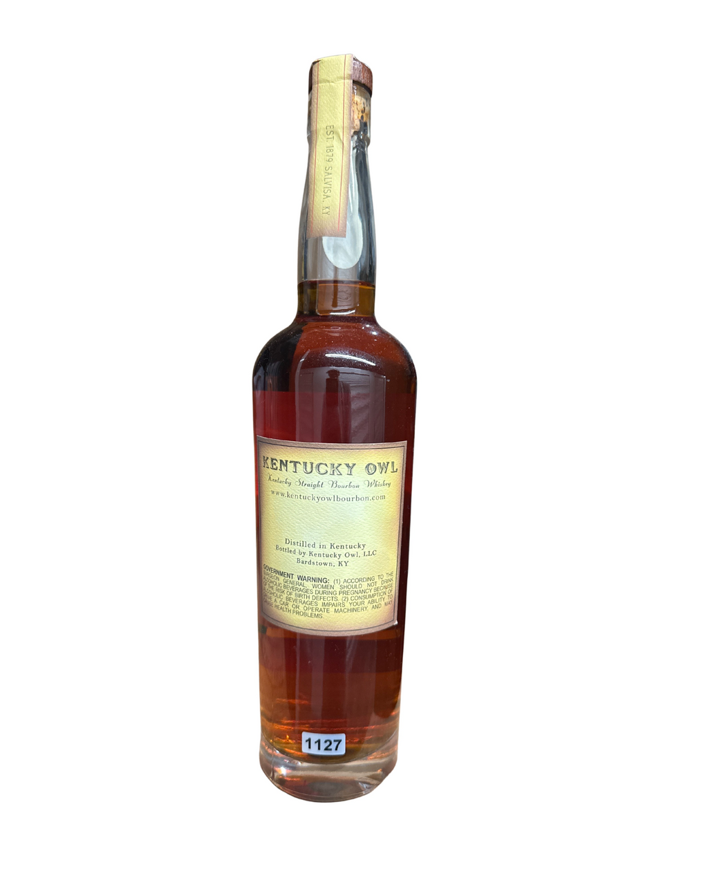 Kentucky Owl Bourbon Whiskey 117.2 Proof 750ml (Batch 2)