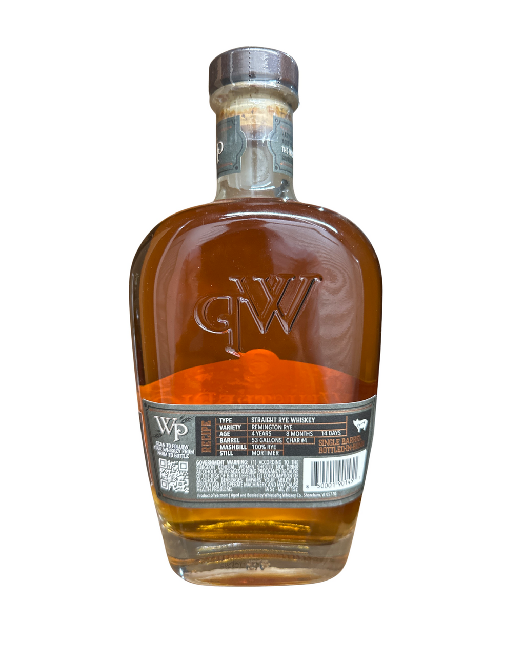 2021 WhistlePig Farmstock Rye Beyond Bonded Single Barrel 100.1 Proof 750ml
