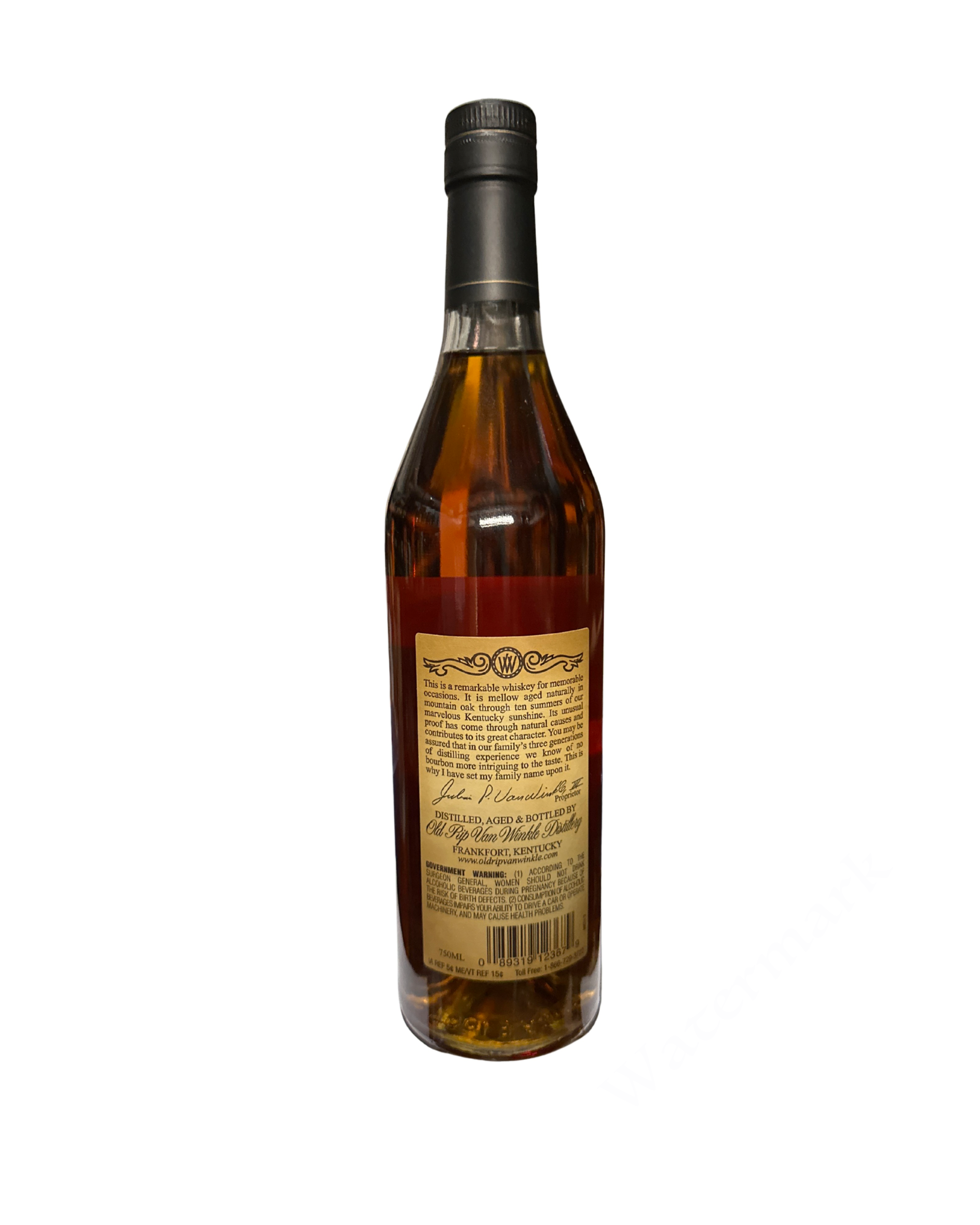 2020 Old Rip Van Winkle Distillery Old Rip Van Winkle 10 Years Handmade Bourbon 107 Proof 750ml