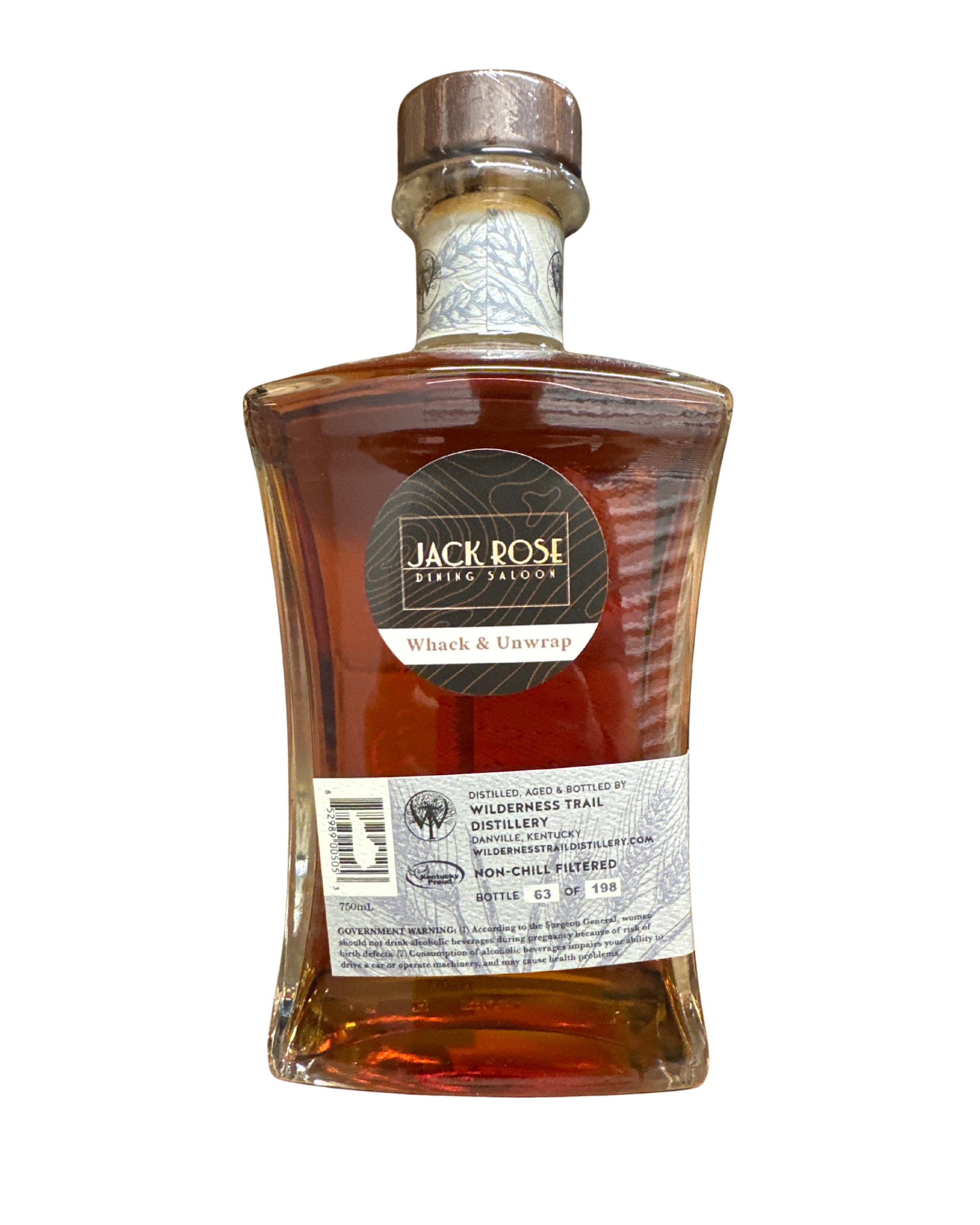 Wilderness Trail Jack Rose Dining Saloon Whack & Unwrap 115.3 Proof 750ml