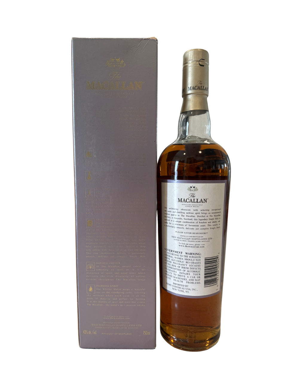 The Macallan 17 Year Fine Oak 86 Proof 750ml