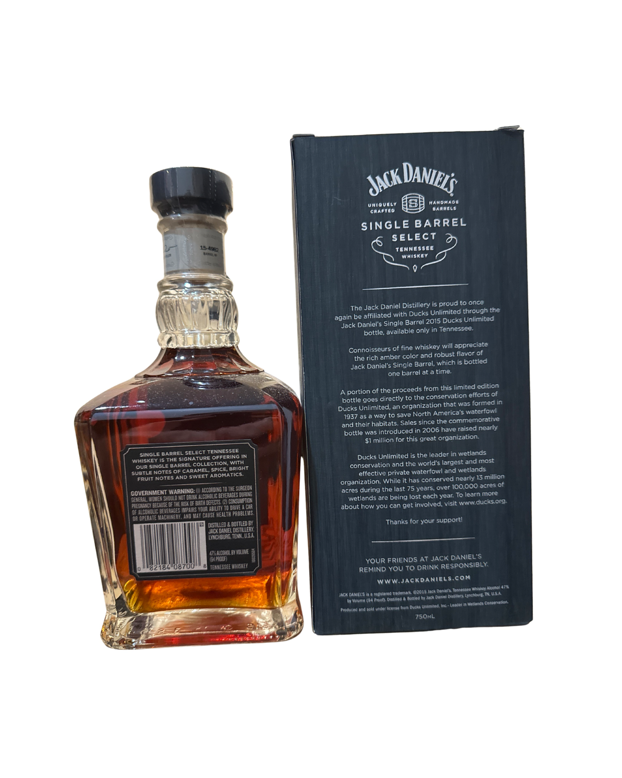2015 Jack Daniel's Single Barrel Select Tennessee Whiskey 94 Proof 750ml