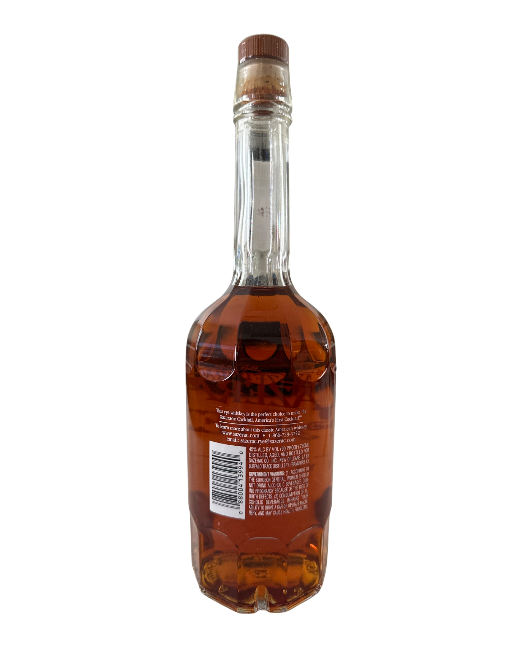 2005 Sazerac Rye First Production Run 90 Proof 750ml