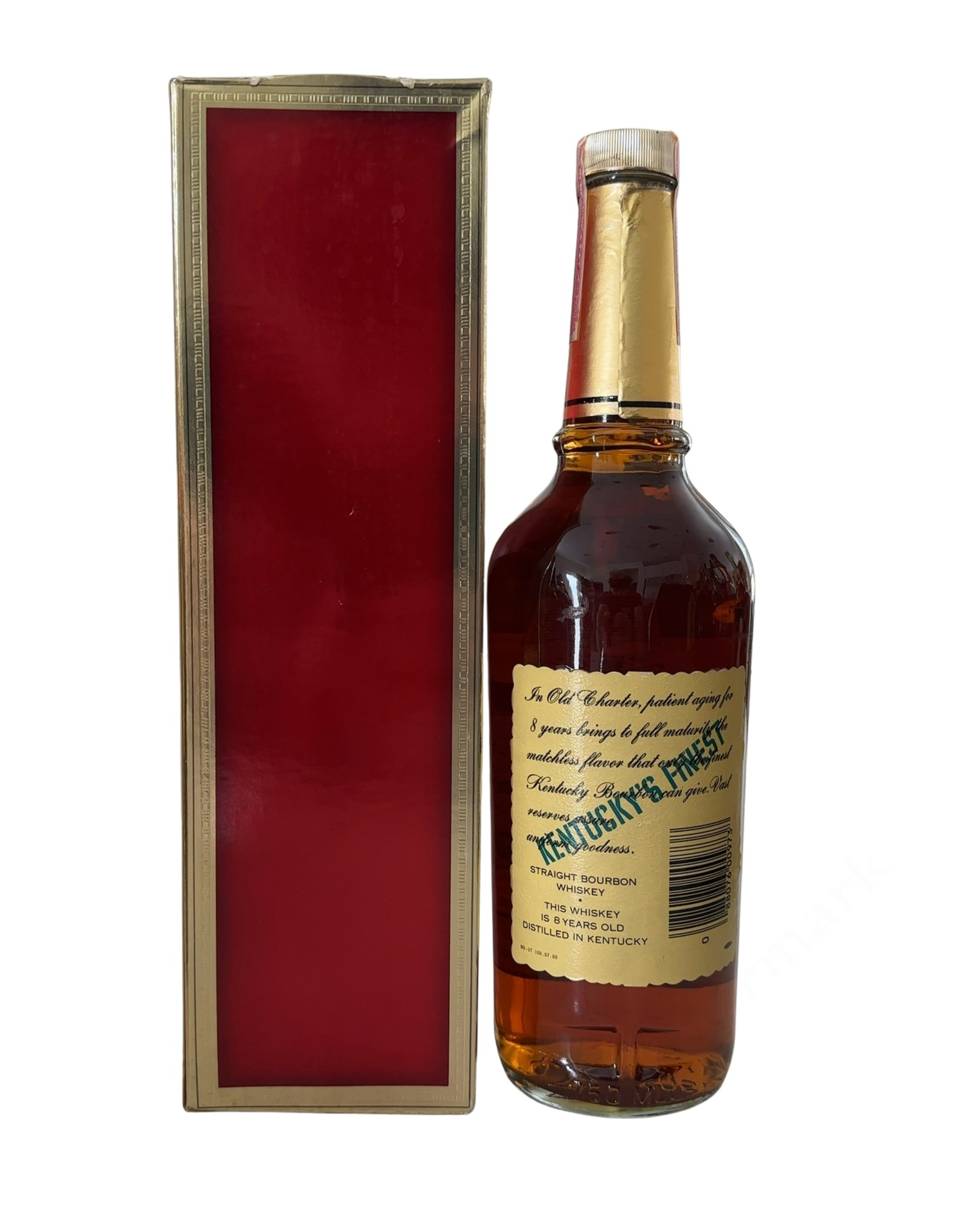 1983 Old Charter Distillery Co Old Charter Kentucky Straight Bourbon Whiskey 86 Proof 750ml