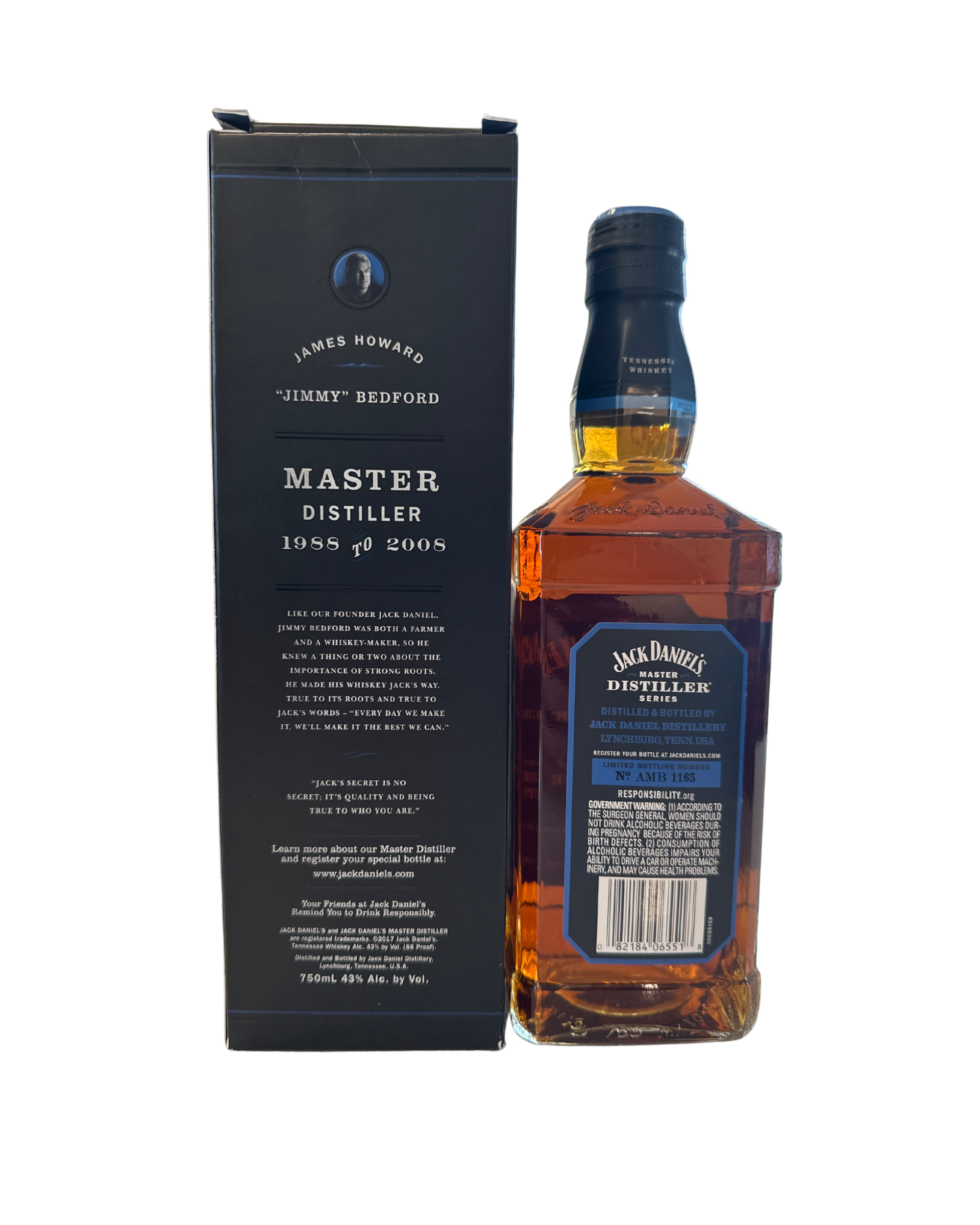 2017 Jack Daniel's Jimmy Bedford Master Distiller Series Limited No. 6 Edition 86 Proof 86 Proof 750ml