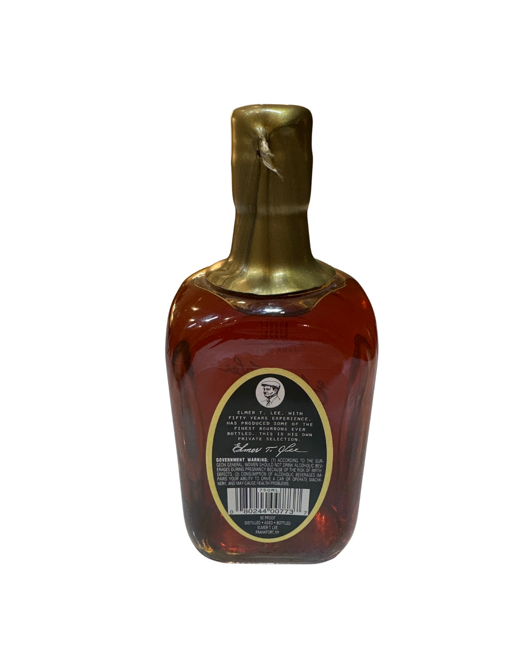 Elmer T. Lee Wax Single Barrel Sour Mash 90 Proof 750ml
