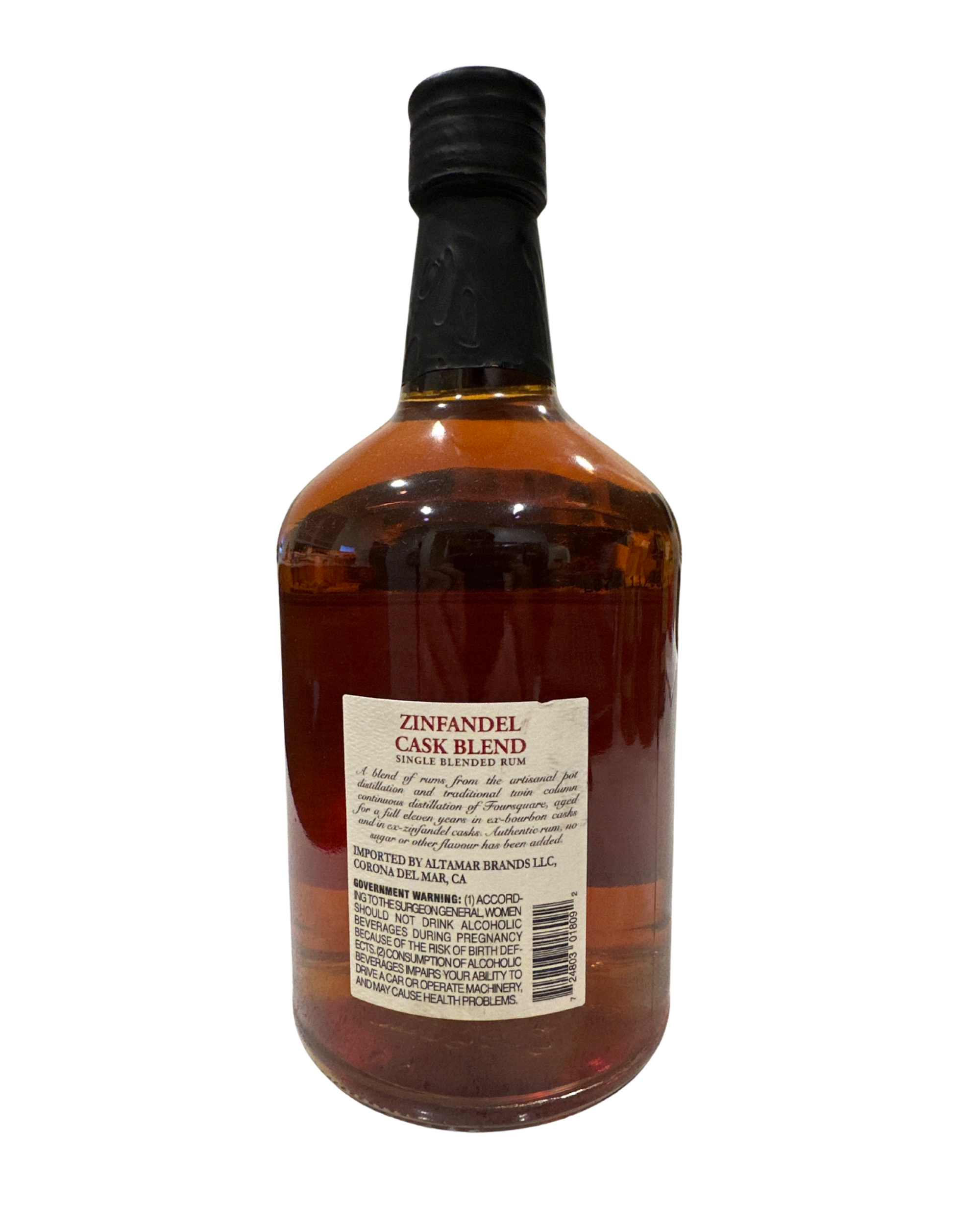 2015 Foursquare Rum Zinfandel Cask Blend 86 Proof 750ml