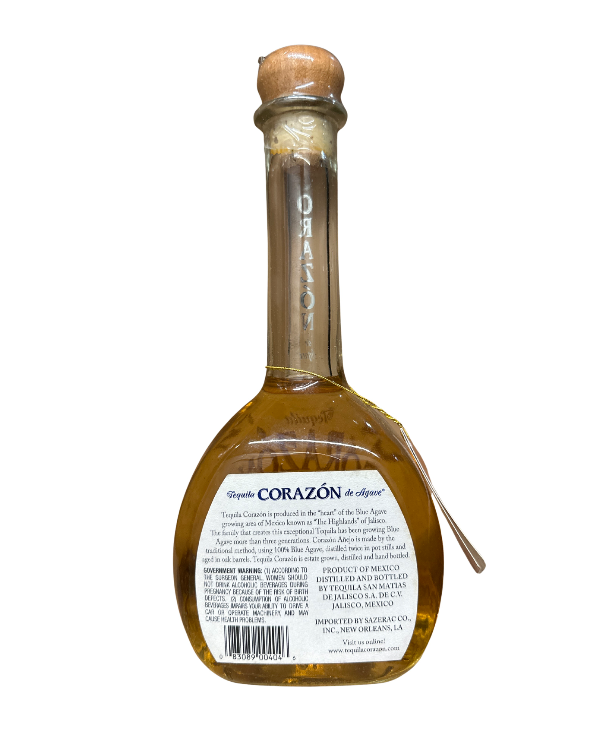 Corazon de Agave Anejo Tequila 80 Proof 750ml