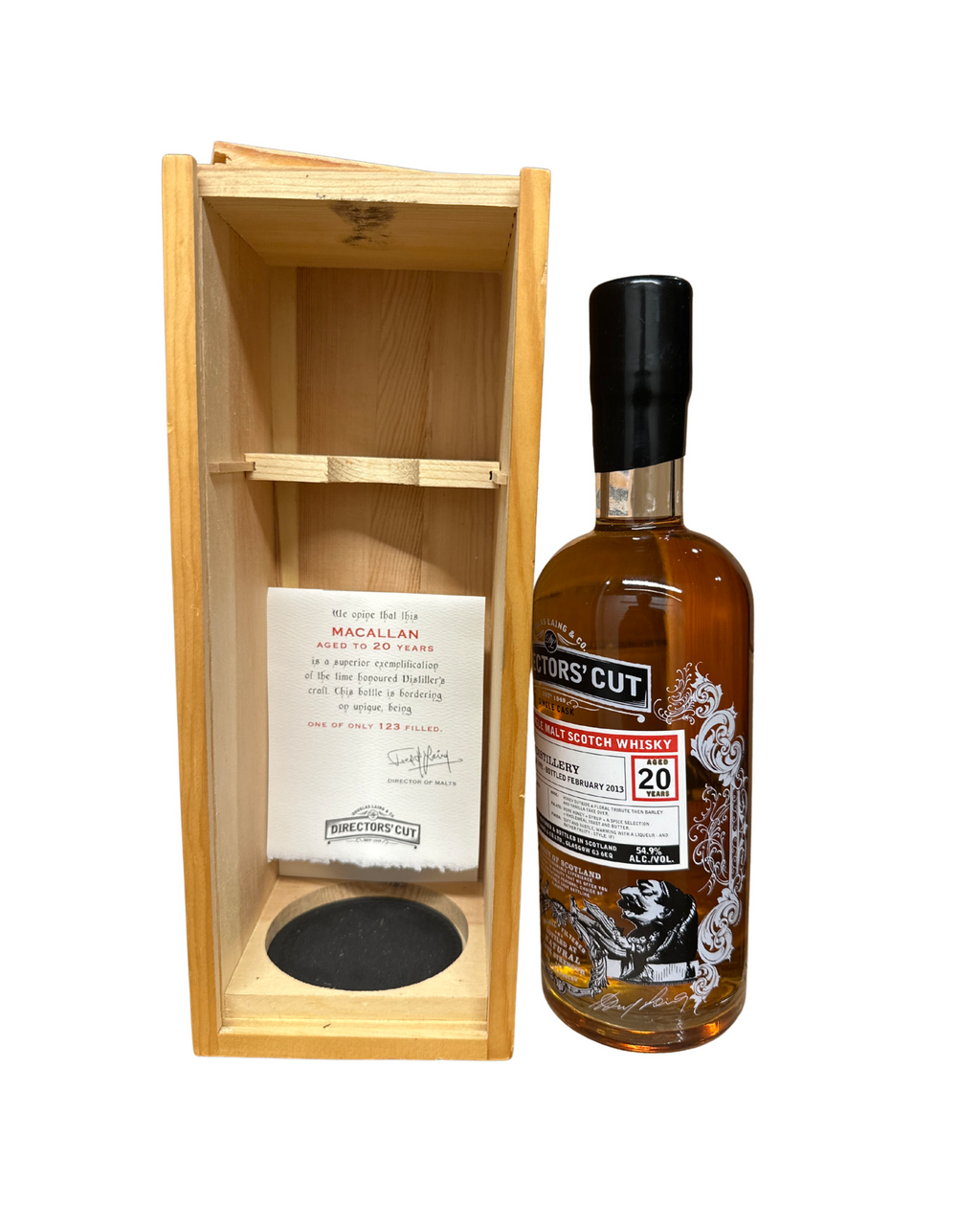 2014 Macallan Douglas Laing Directors' Cut Speyside Single Malt Scotch Whisky 109.8 Proof