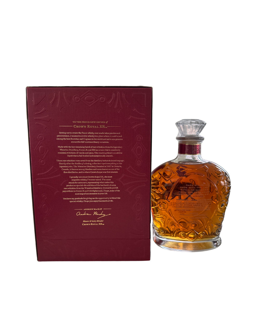 Crown Royal Waterloo Distillery XR Red 80 Proof 750ml