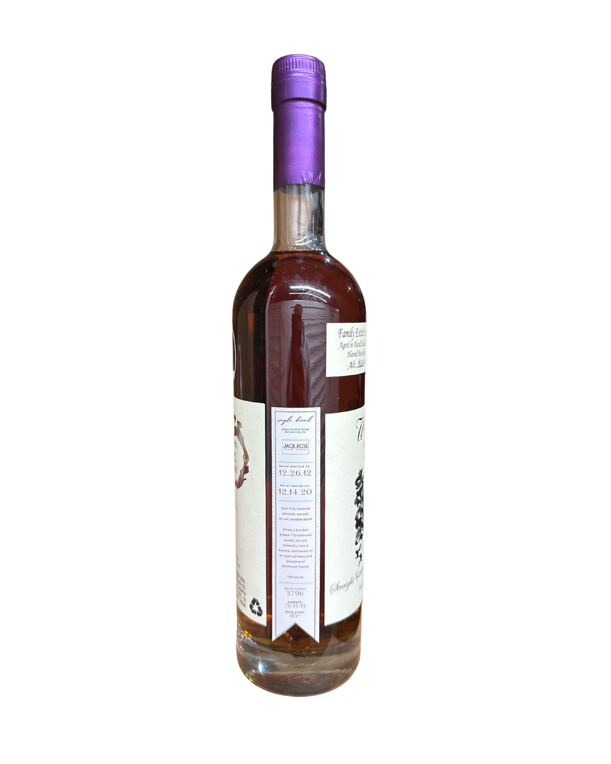 2020 Willett Jack Rose Dining Saloon #2796 126.8 Proof 750ml