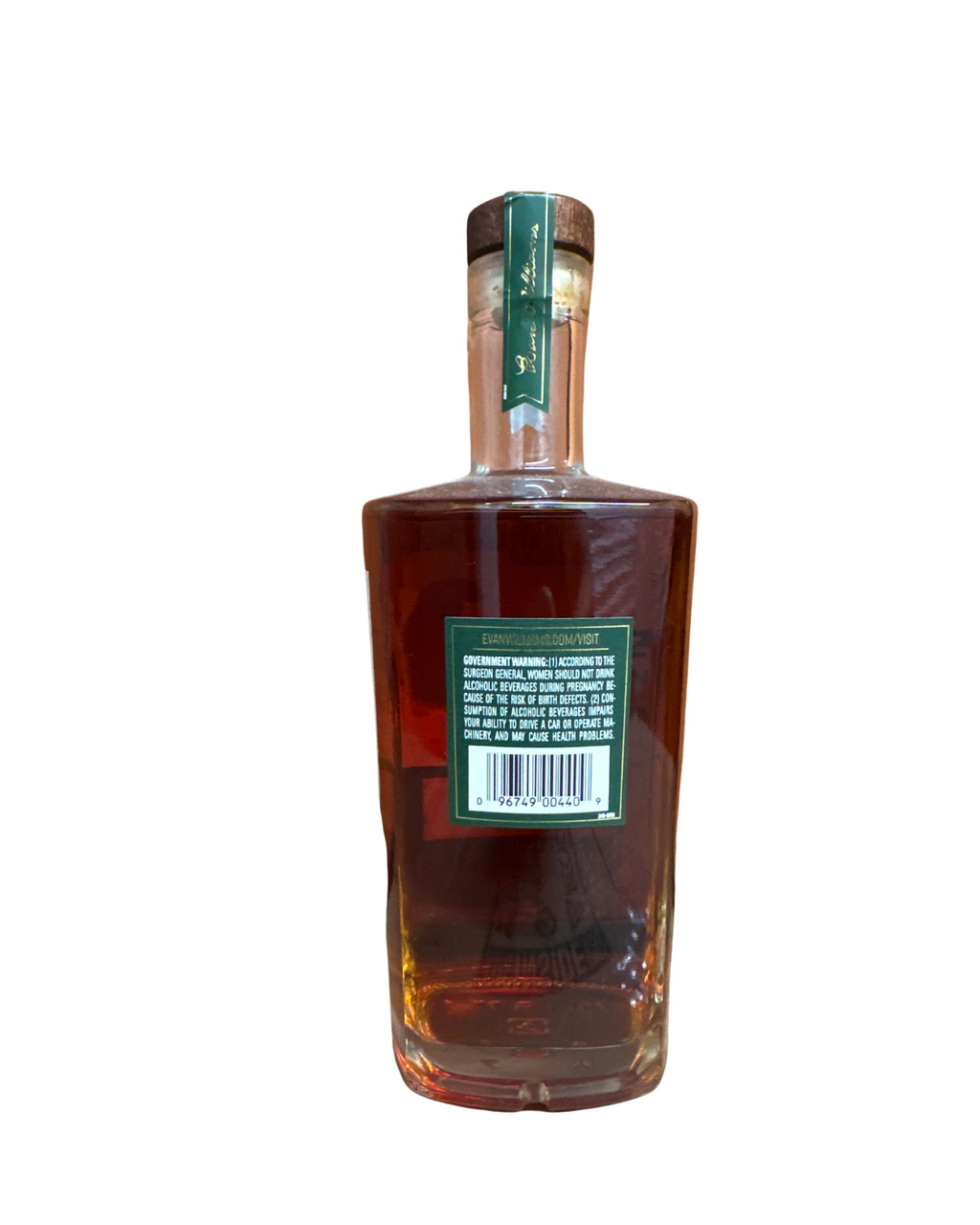 Evan Williams Square 6  Rye Whiskey 95 Proof 750ml