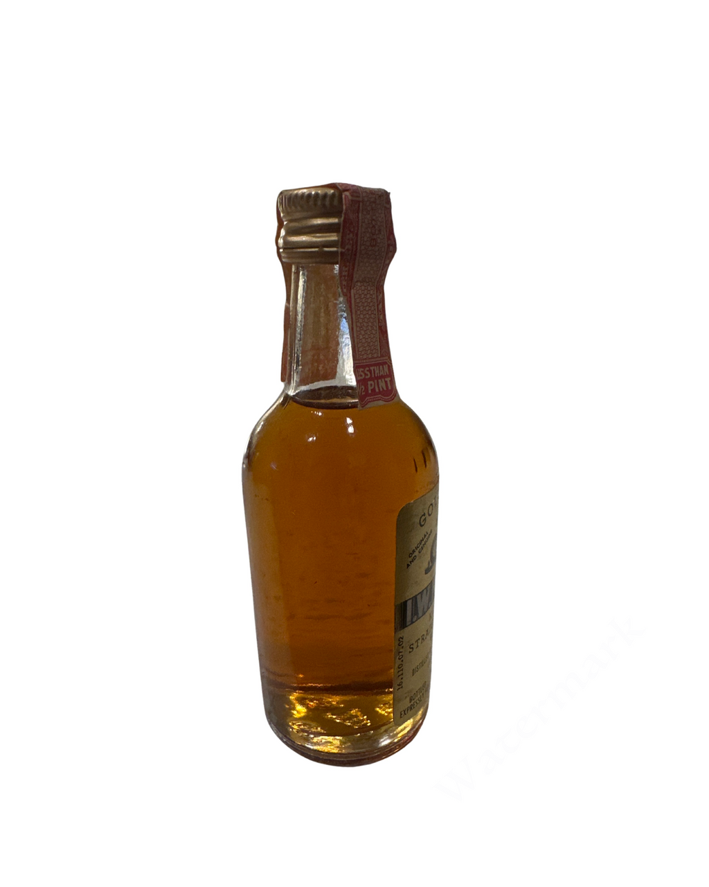 1944 I.W. Harper Distilling Gold Medal Kentucky Straight Bourbon Whiskey TWA 80 Proof 50ml