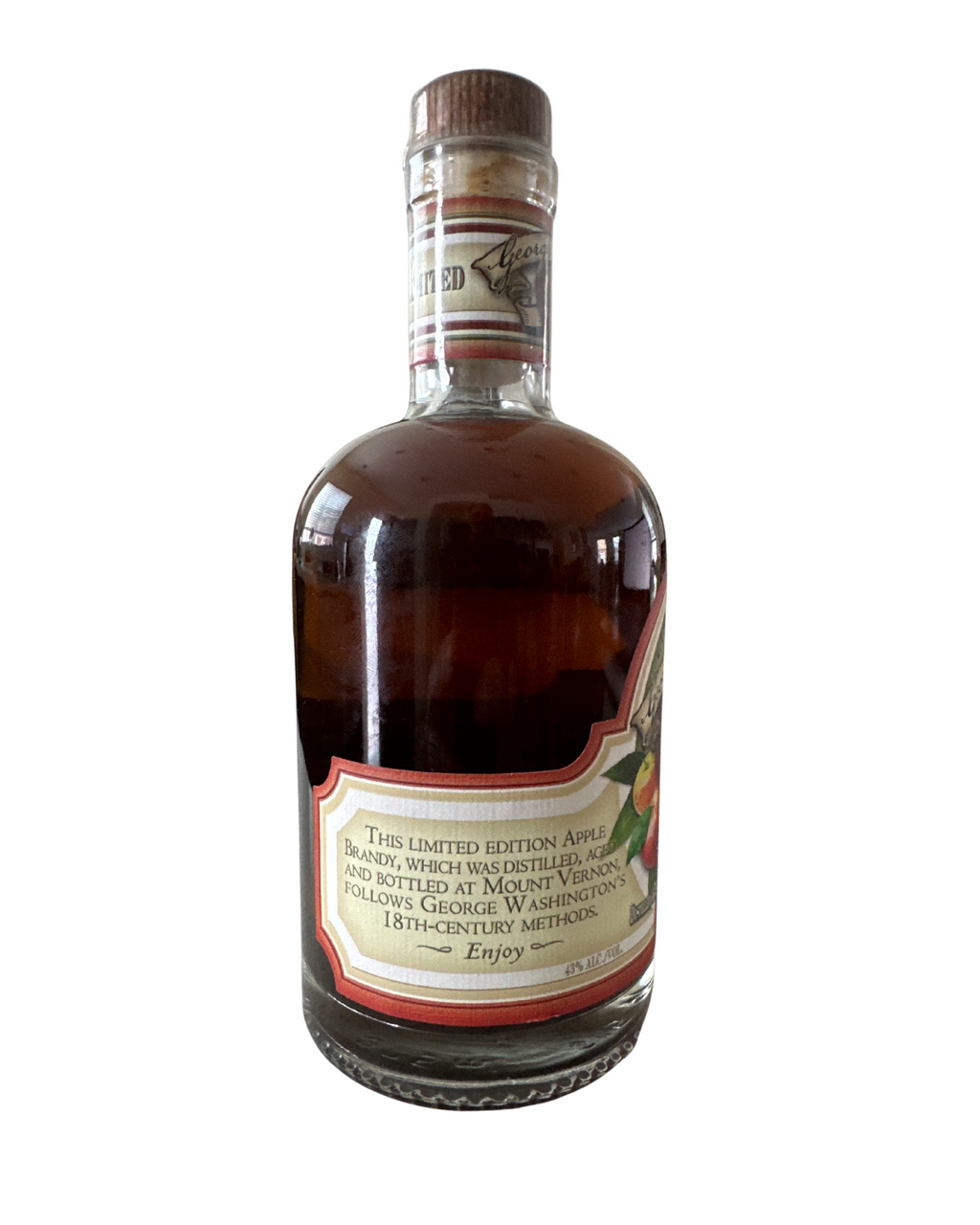 2014 George Washington's Distiller Apple Brandy 86 Proof 375ml
