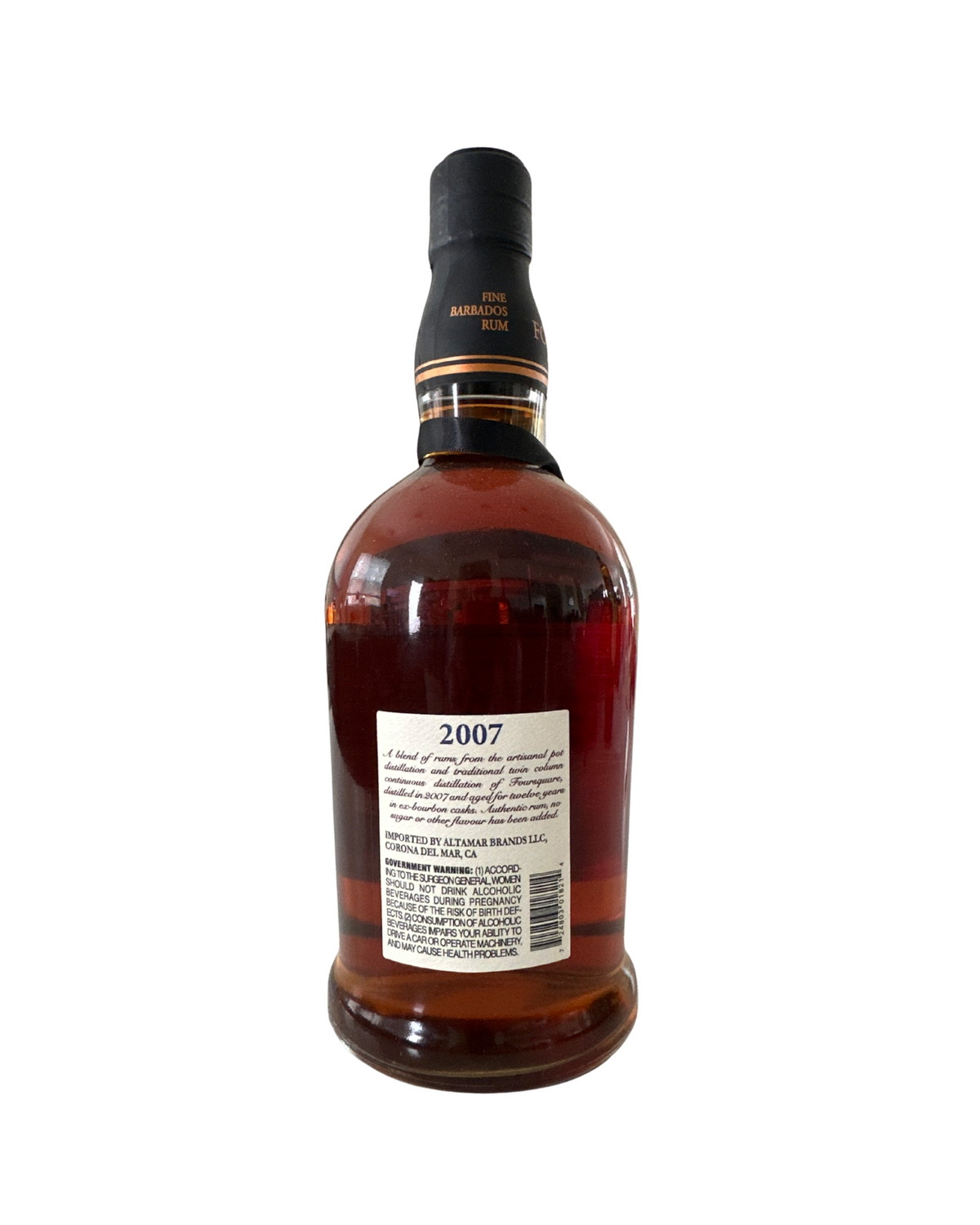2019 Foursquare Rum Cask Strength 118 Proof 750ml