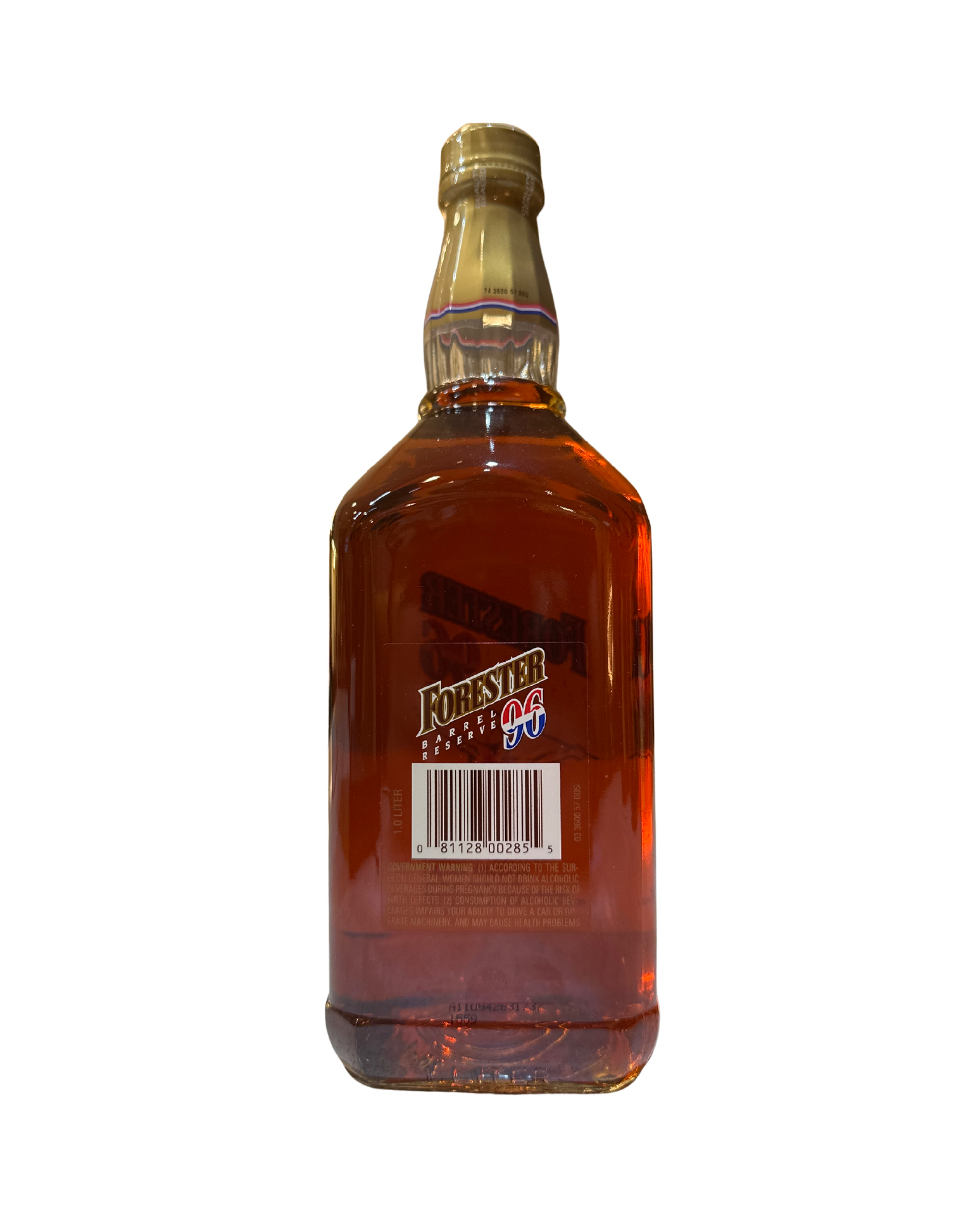 1996 Old Forester Olympics Barrel Reserve Kentucky Straight Bourbon Whisky 96 Proof 1ml