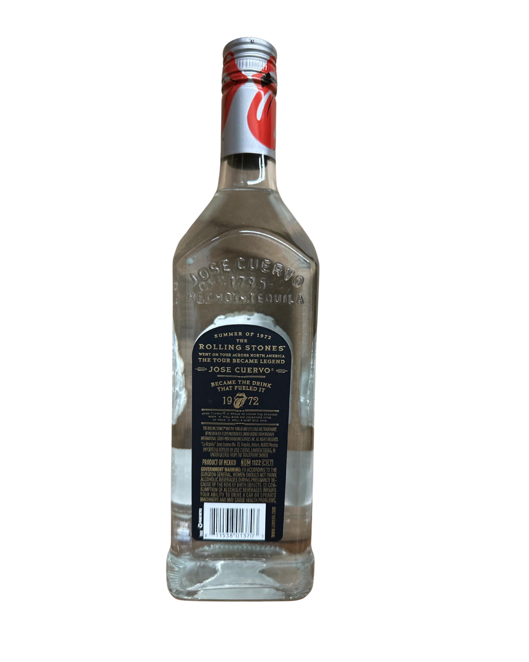 Jose Cuervo The Rolling Stones Tour Pick Blue Agave Silver Tequila 81 Proof 750ml