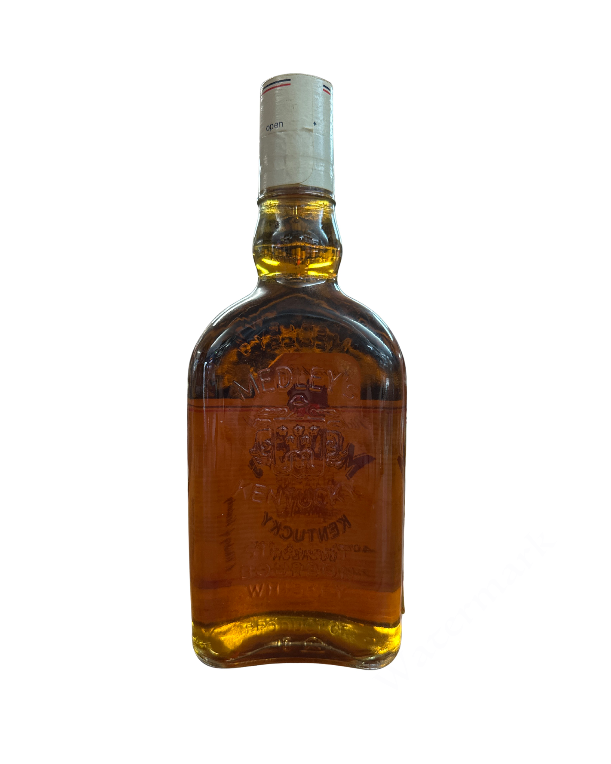 1980 Medley's (Distilled by Medley Distilling Co. Owensboro Ky) KENTUCKY STRAIGHT BOURBON WHISKEY 80 Proof