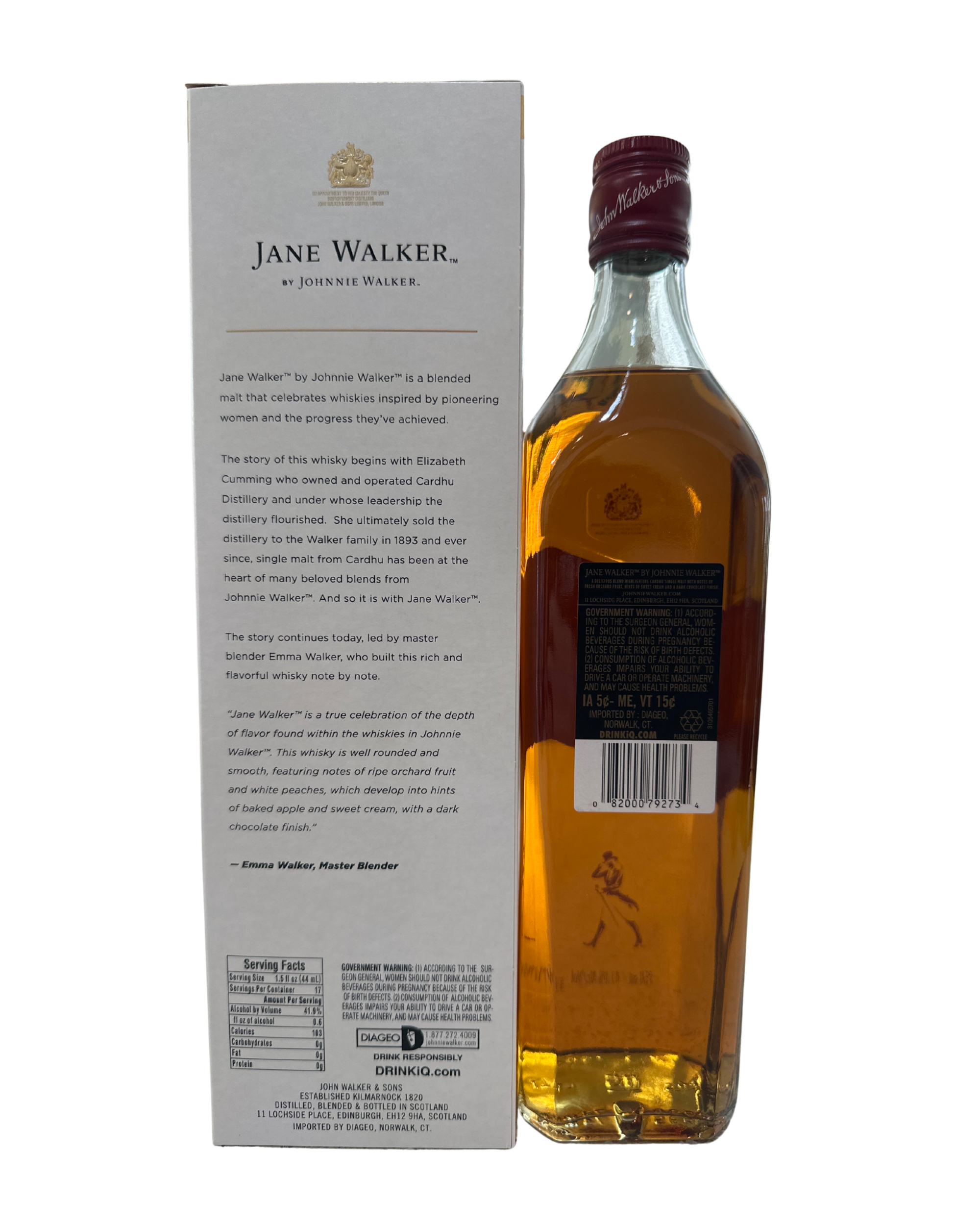 Johnnie Walker Jane Walker Blended Malt Scotch Whisky 83.8 Proof