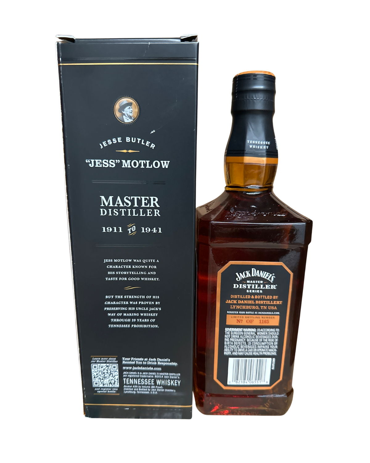 2013 Jack Daniel's Jess Motlow Master Distiller Series Limited No. 2 Edition 86 Proof 750ml